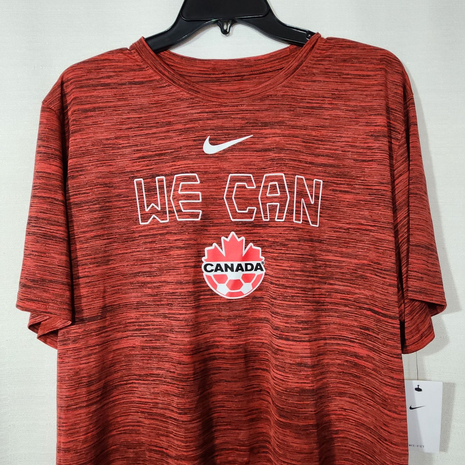 Nike Nike soccer ''We Can Canada'' Dri-fit men's XL shirt Size US XL / EU 56 / 4 - 4 Thumbnail