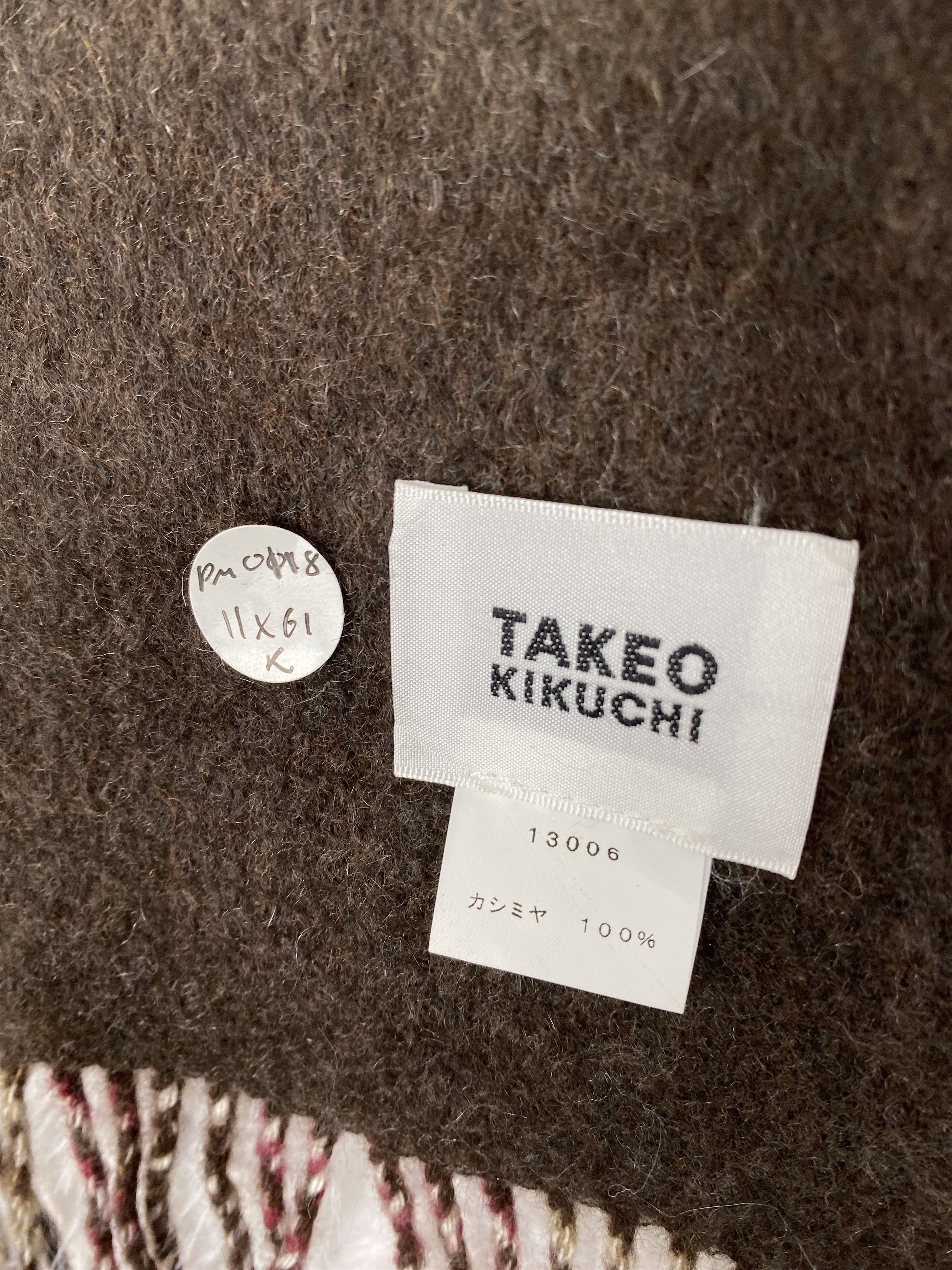 Takeo Kikuchi Vintage Takeo Kikuchi Scarf / Muffler Neckwear PM0118 Size ONE SIZE - 2 Thumbnail