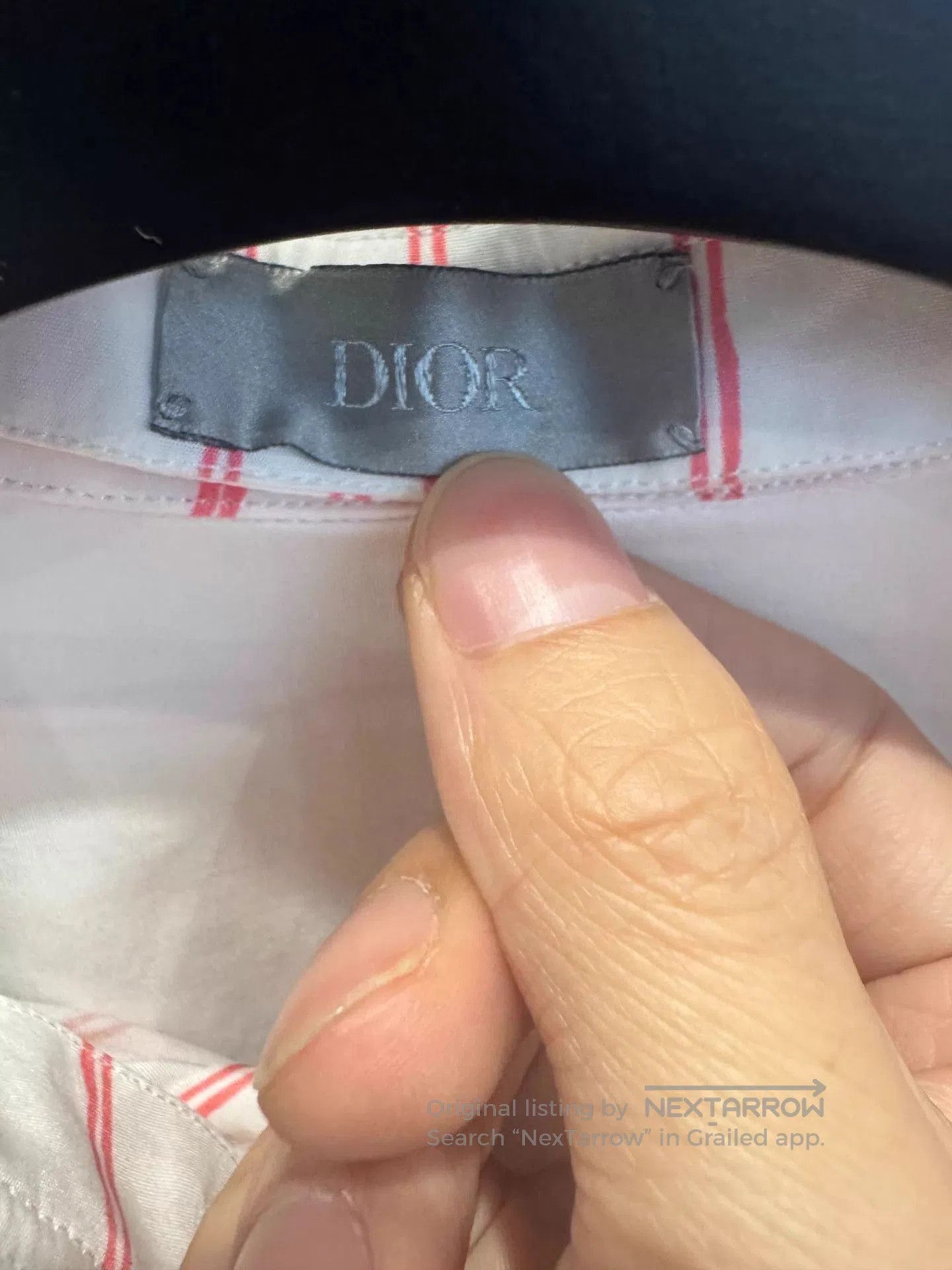 Dior Red Striped Long Sleeve Button. Size US M / EU 48-50 / 2 - 4 Thumbnail