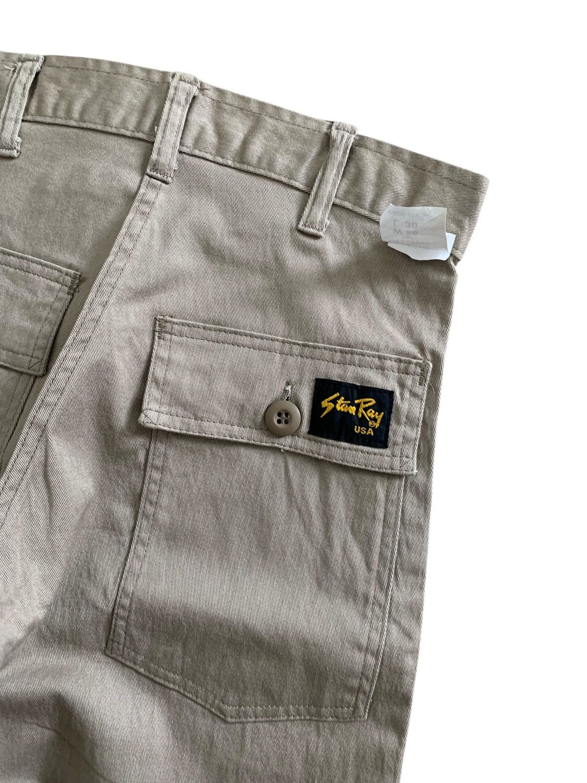 Stan Ray Vintage StanRay Usa Military Trousers Fatigue Khaki Size US 26 / EU 42 - 3 Thumbnail