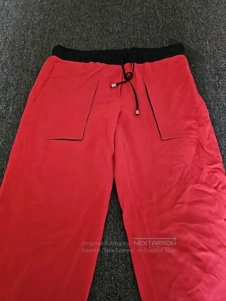 Giorgio Armani Women's Silk Track Pants.