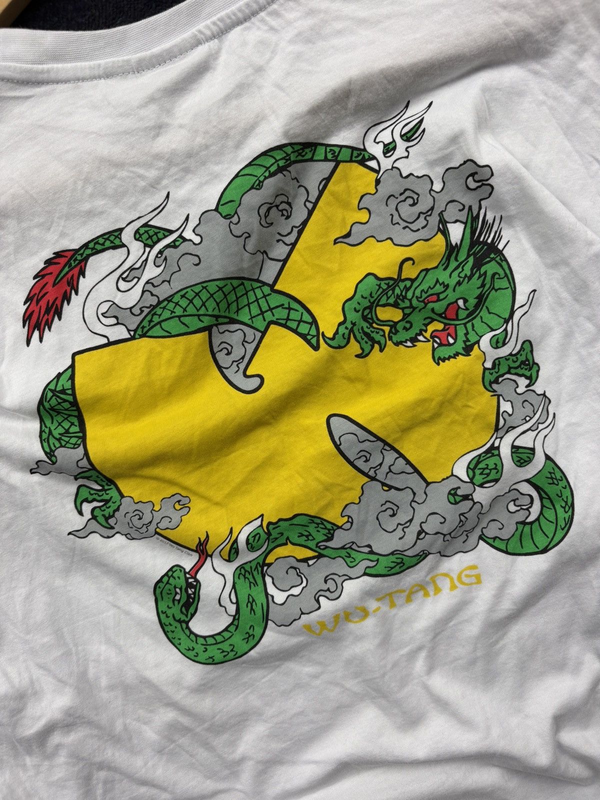 Vintage WU-TANG Hype Rare Big DragonLogo Streetwear White Longsleeve Size US M / EU 48-50 / 2 - 4 Thumbnail