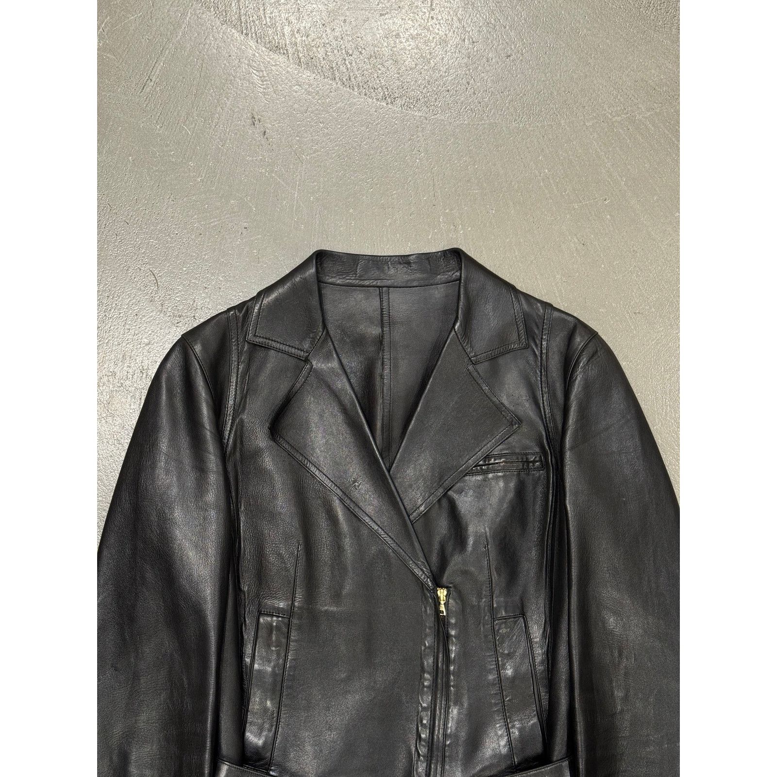 Gucci 2000s Gucci by Tom Ford biker leather jacket Size M / US 6-8 / IT 42-44 - 5 Thumbnail