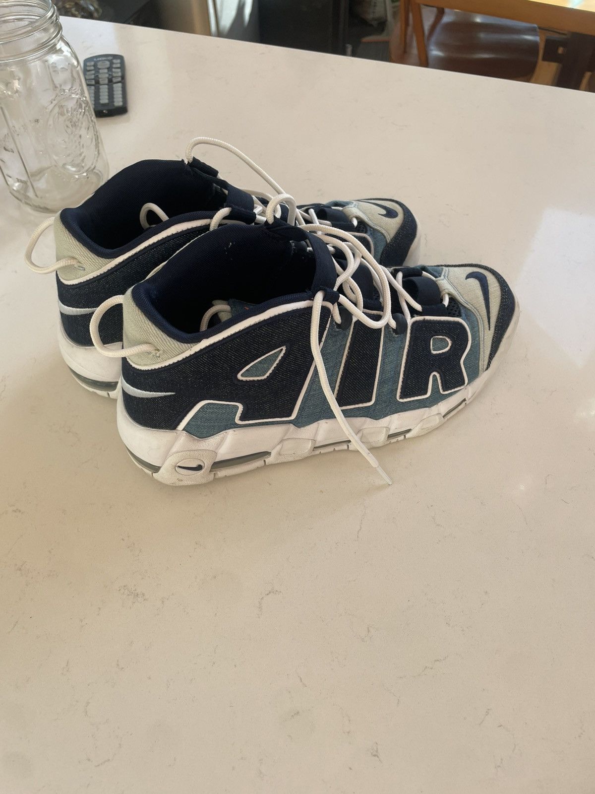 Nike Nike air uptempo denim Size US 10.5 / EU 43-44 - 2 Thumbnail