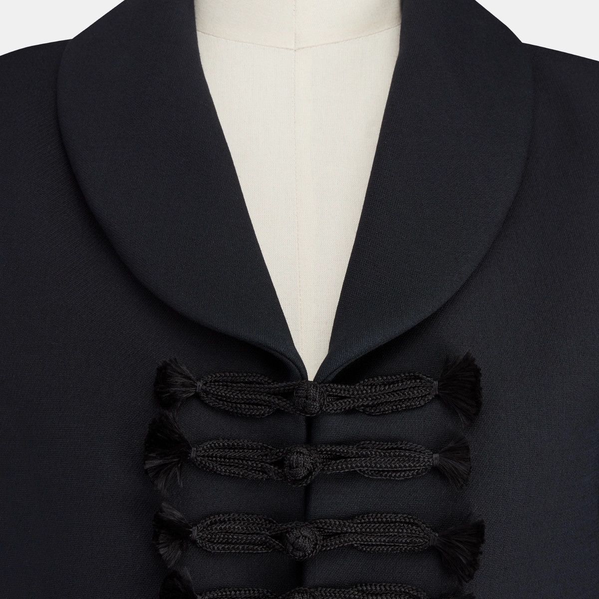 Dior o1bcso1str0225 Brandenburg Jacket in Black Size M / US 6-8 / IT 42-44 - 3 Thumbnail