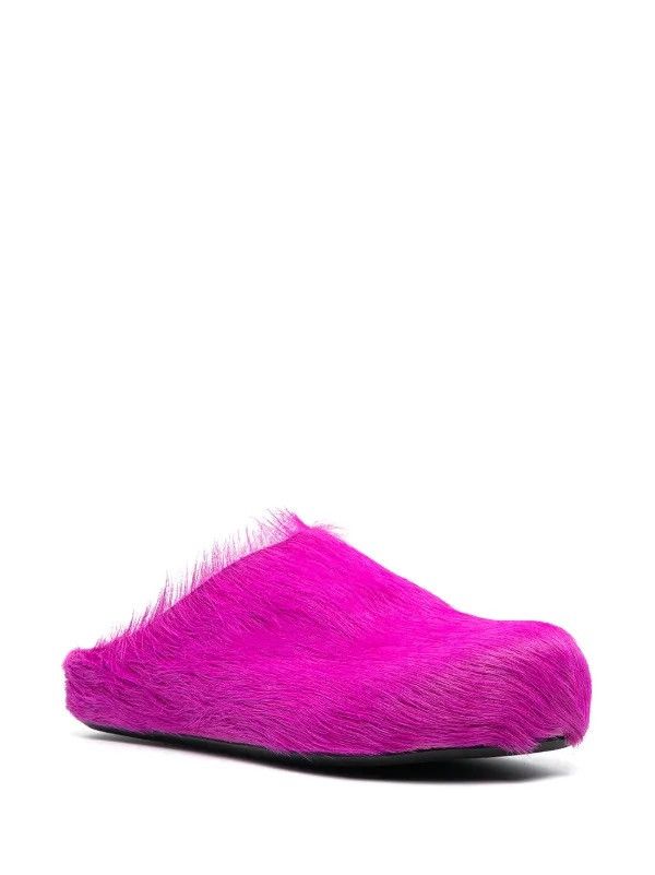Marni Marni Fussbet Sabot calf-hair slippers Size US 8 / EU 41 - 1 Thumbnail