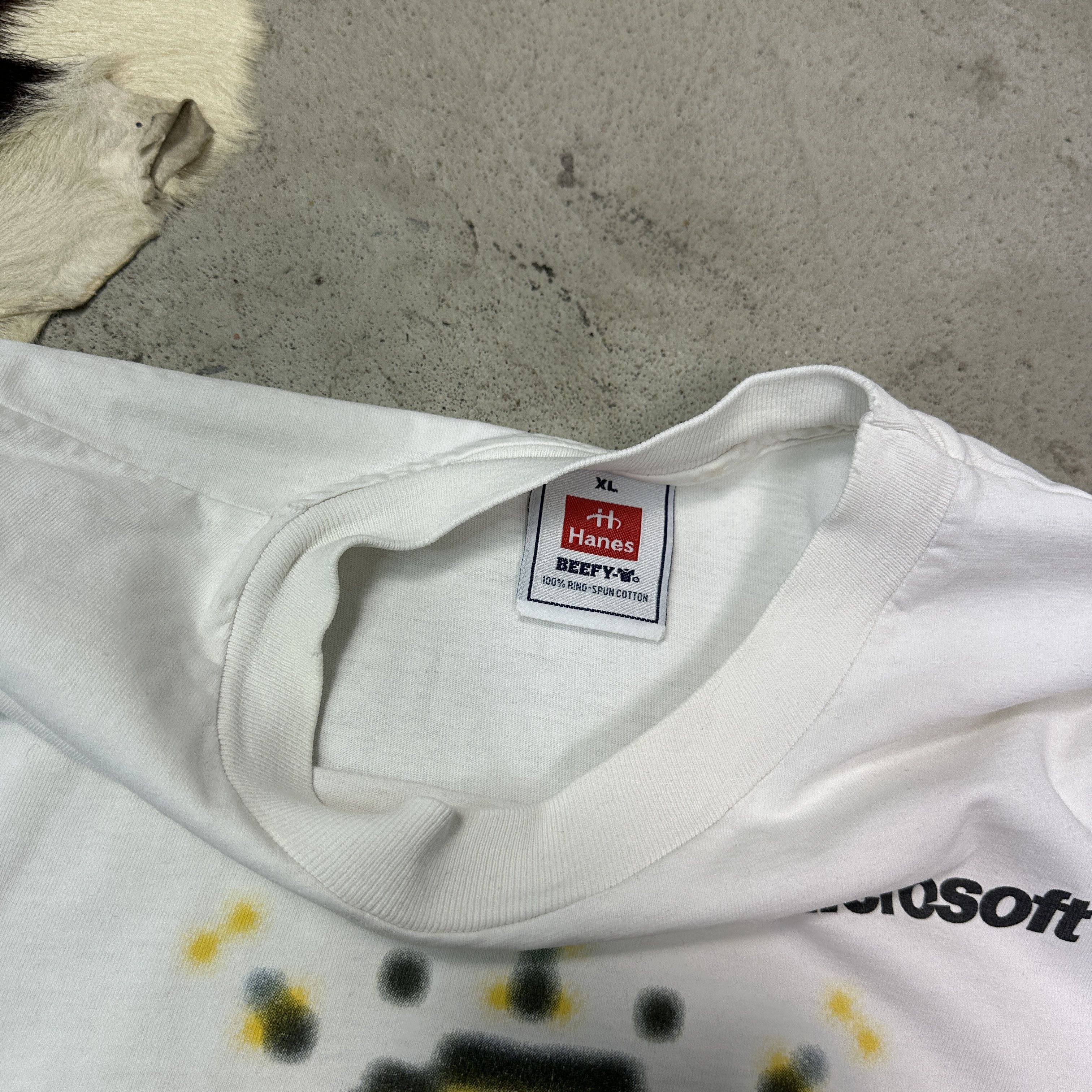 Microsoft Vintage Sporty Streetwear Old School Microsoft T-shirt 90s Size US XL / EU 56 / 4 - 3 Thumbnail