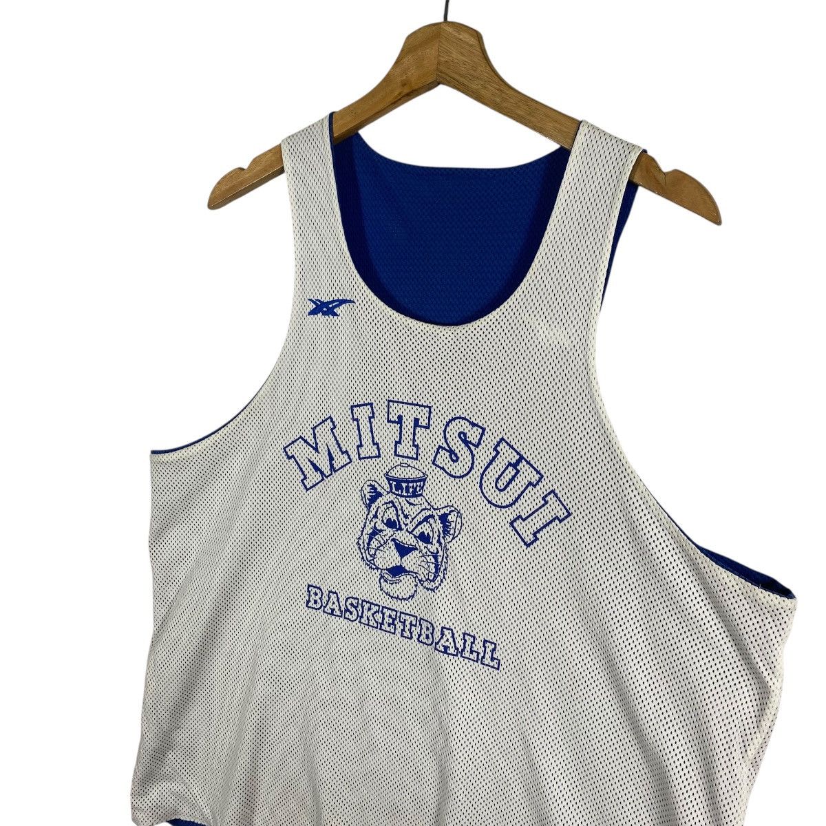 Japanese Brand Mitsui Basketball reversible mesh Jersey (fit size M) Size US M / EU 48-50 / 2 - 13 Thumbnail