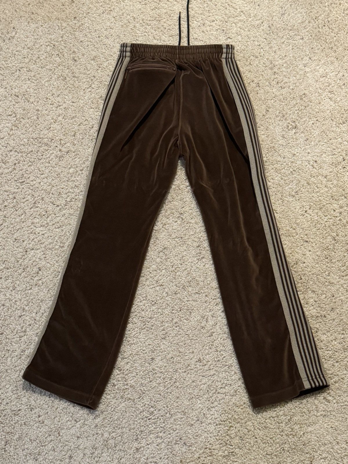 Needles Needles Velour/Velvet Trackpants - Brown Size US 30 / EU 46 - 8 Thumbnail