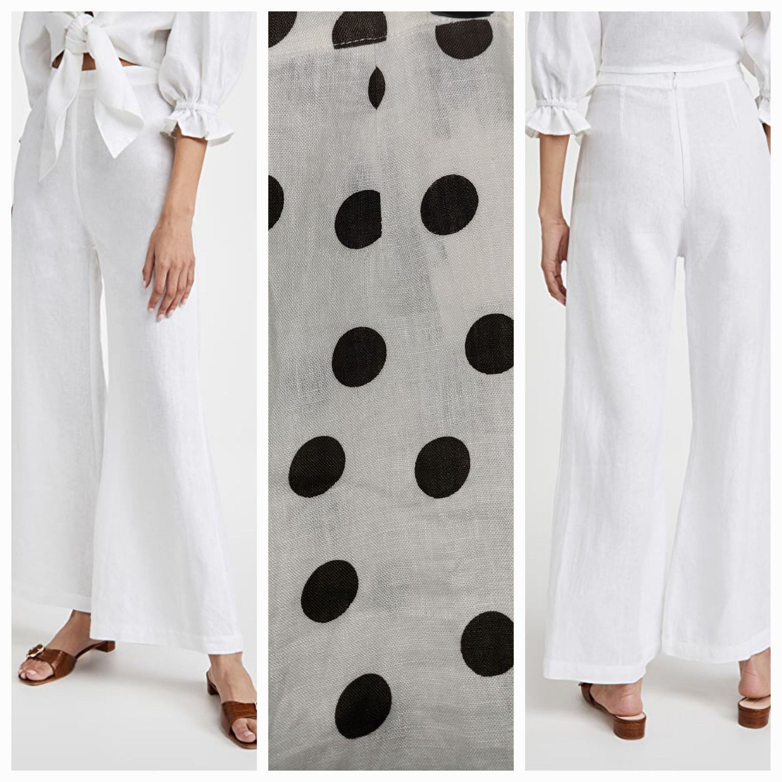 Anthropologie New Anthropologie Faithfull the Brand Sibyl Pants $219 XS Size 26" / US 2 / IT 38 - 2 Thumbnail