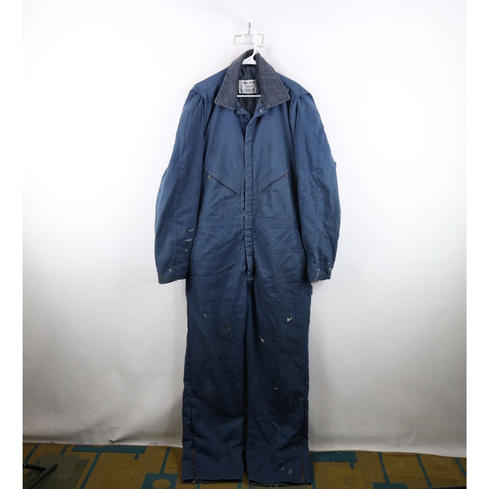 Walls Vintage 80s 90s Walls Quilted Coveralls Bibs 3XL Size US XXL / EU 58 / 5 - 1 Thumbnail