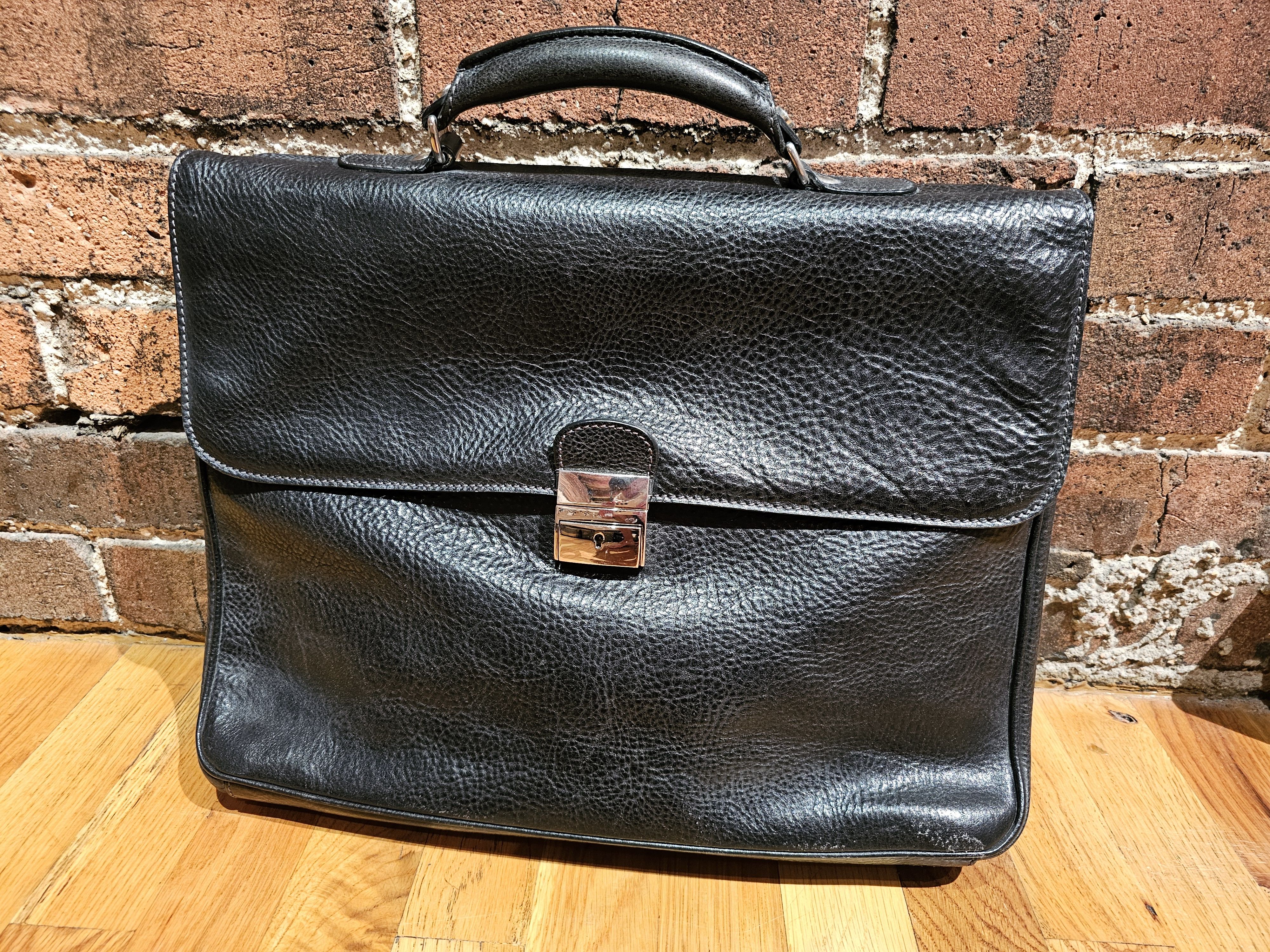 Other Pebbled leather briefcase from Scuola del Cuoio (Florence) Size ONE SIZE - 1 Thumbnail