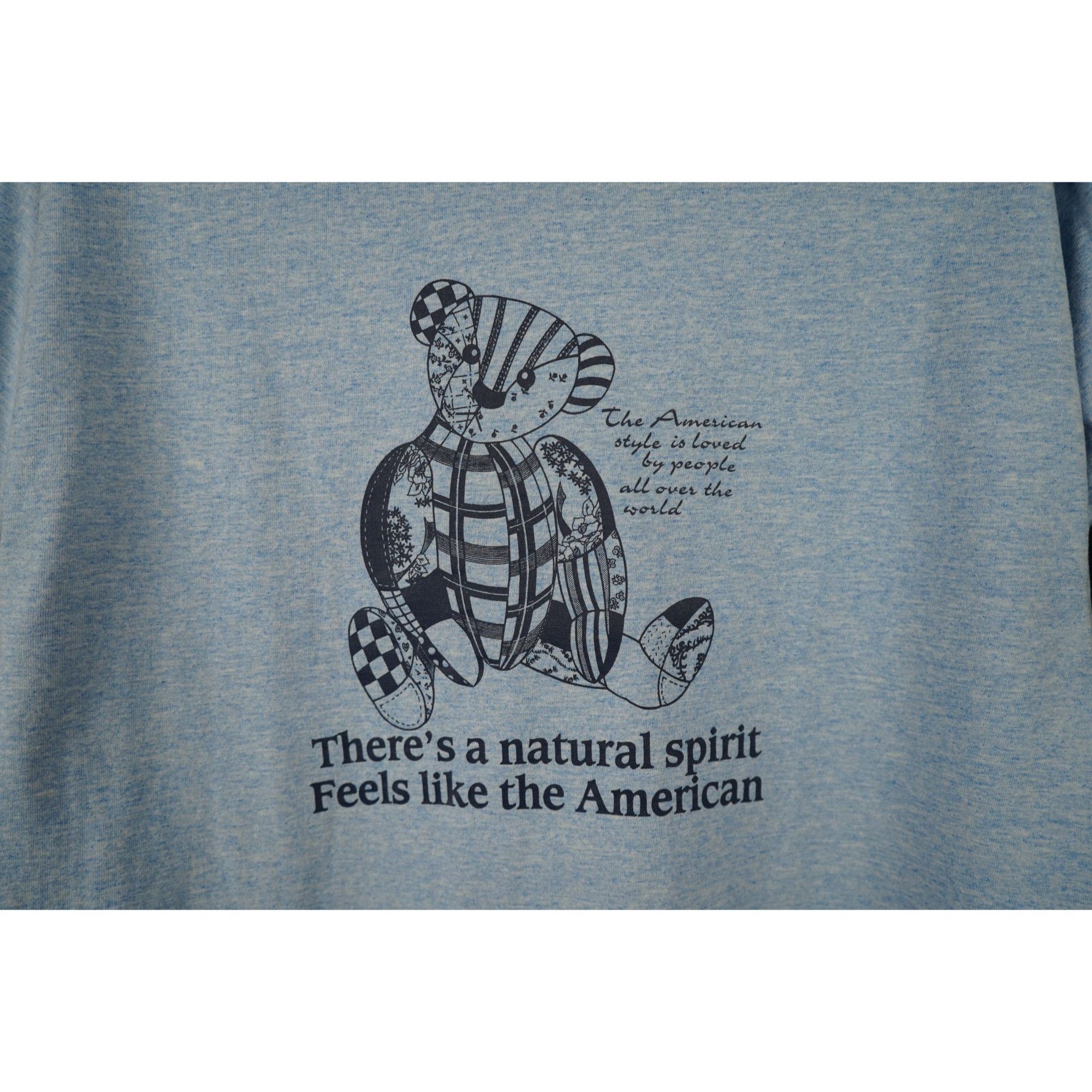 Vintage Vintage Blue Tshirt Women's L 90s Made In USA #456 Size L / US 10 / IT 46 - 3 Thumbnail