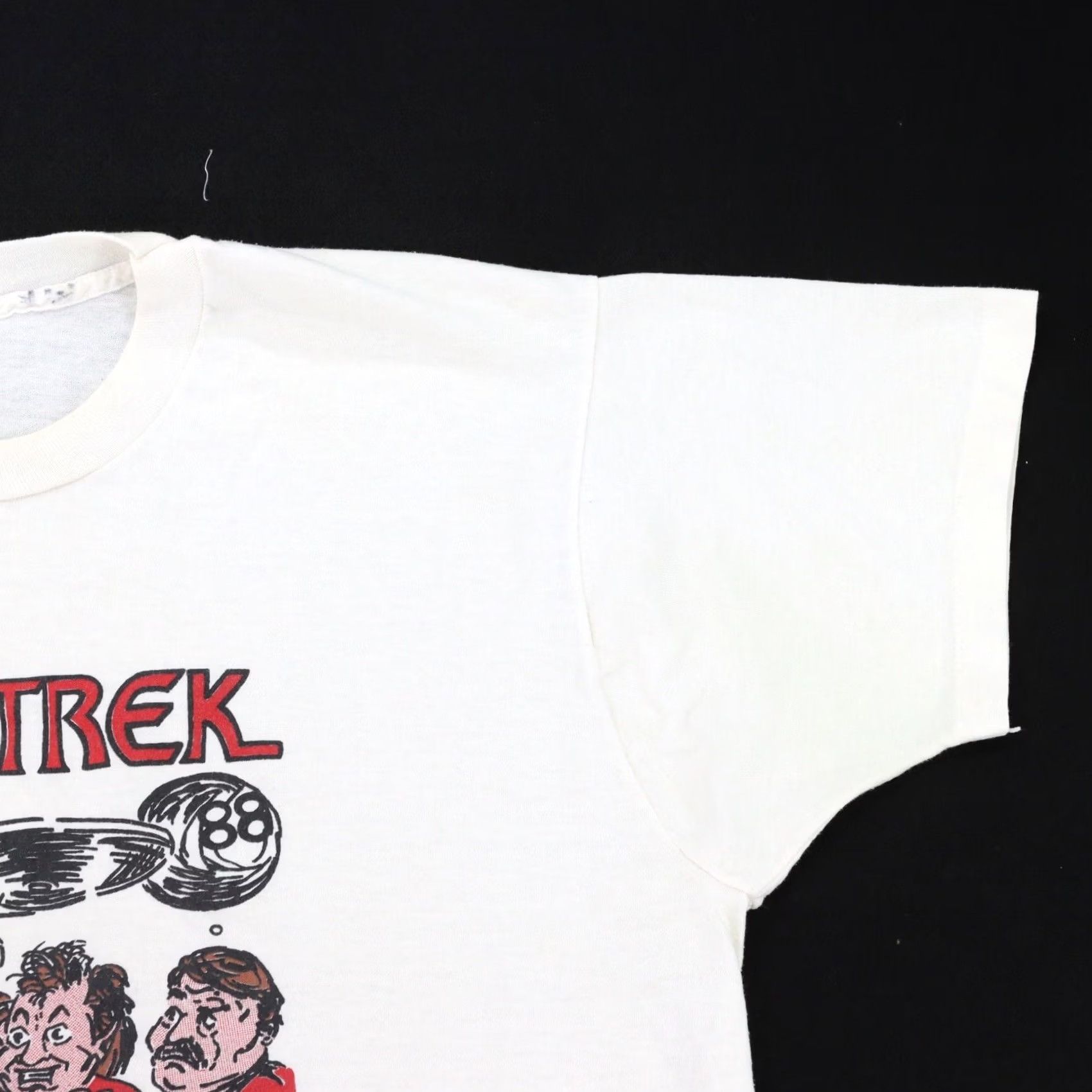 Vintage VINTAGE Star Trek Senior Voyage Tshirt 2XL White Single Stitch Mens Shirt 90s Stitch Theme Stars Size US XXL / EU 58 / 5 - 3 Thumbnail