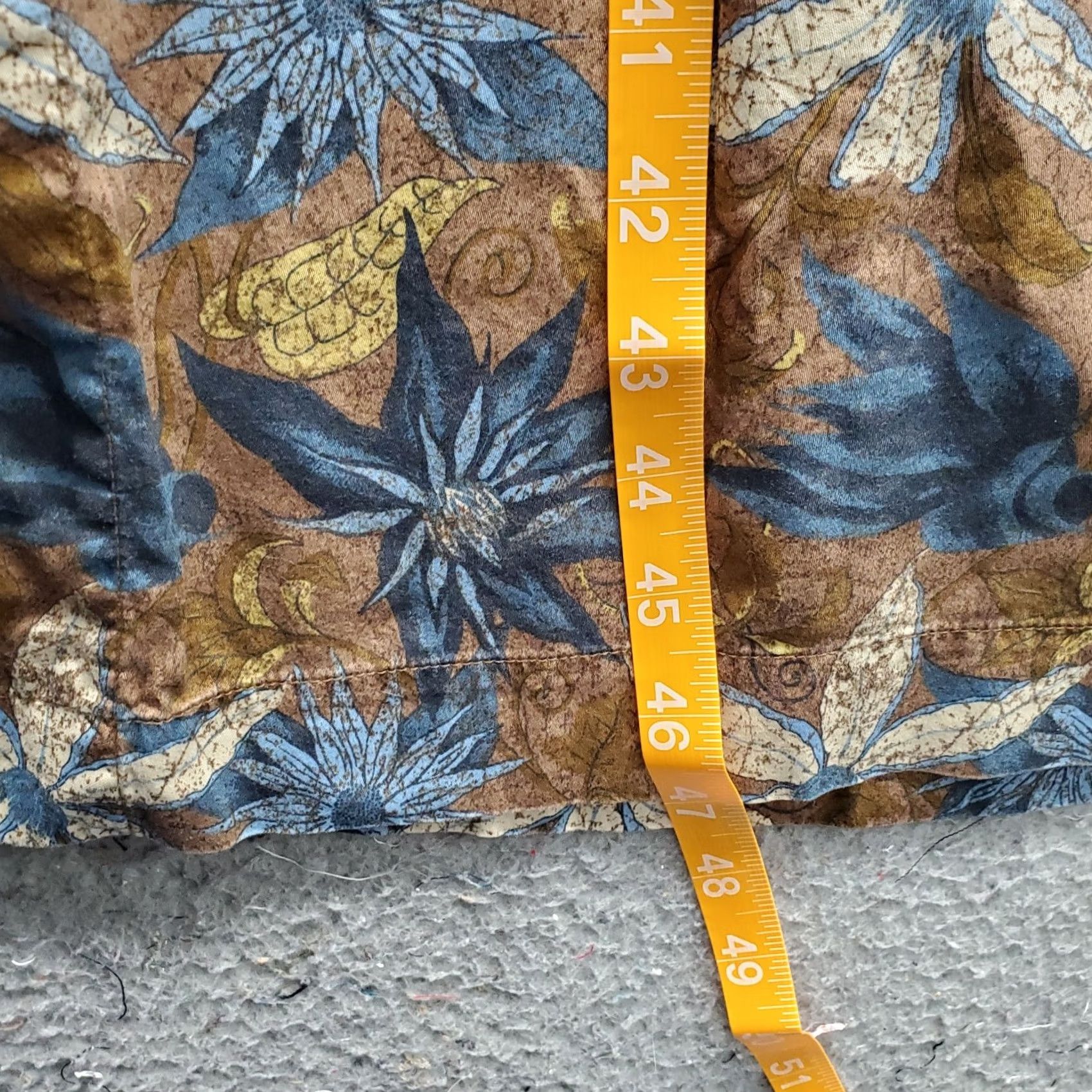 Vintage Peruvian Connection Robe Womens Large Multi Floral Drawstring Waist Size ONE SIZE - 4 Thumbnail