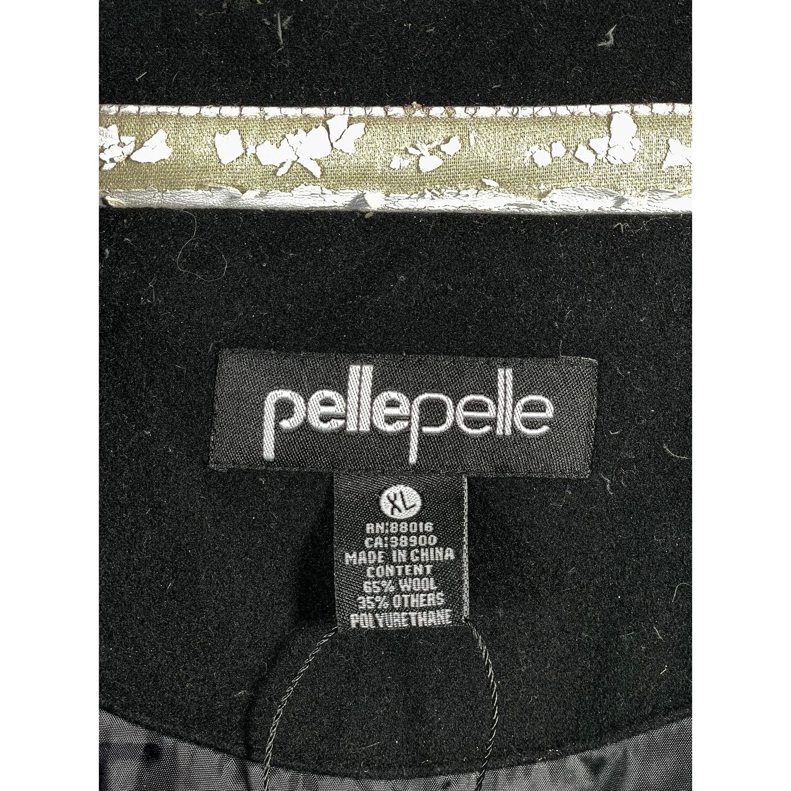 Pelle Pelle Pelle Pelle Studded Black Red & White Varsity Jacket Size US XL / EU 56 / 4 - 3 Thumbnail