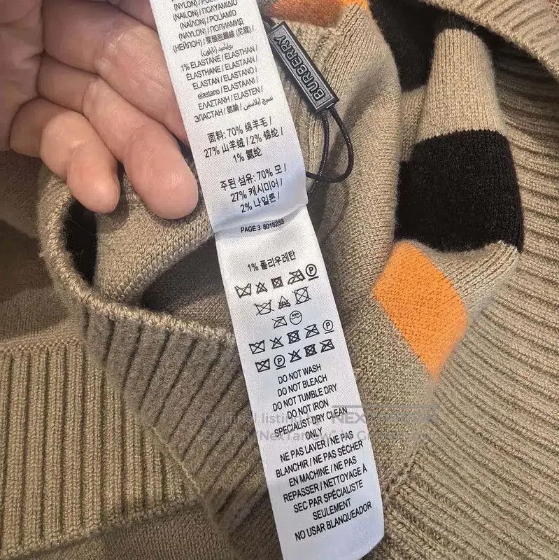 Burberry Burberry Multicolor Cashmere Cardigan with Hood. Size L / US 10 / IT 46 - 9 Thumbnail
