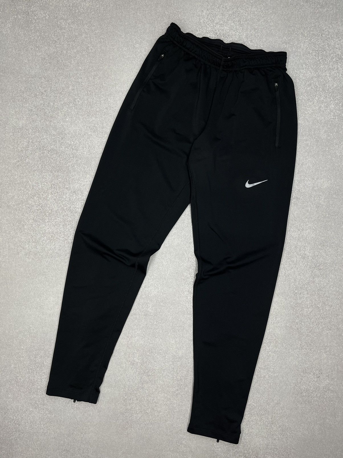 Mens Nike Dri Fit Running Black Sweatpants Drill Y2K ACG TN