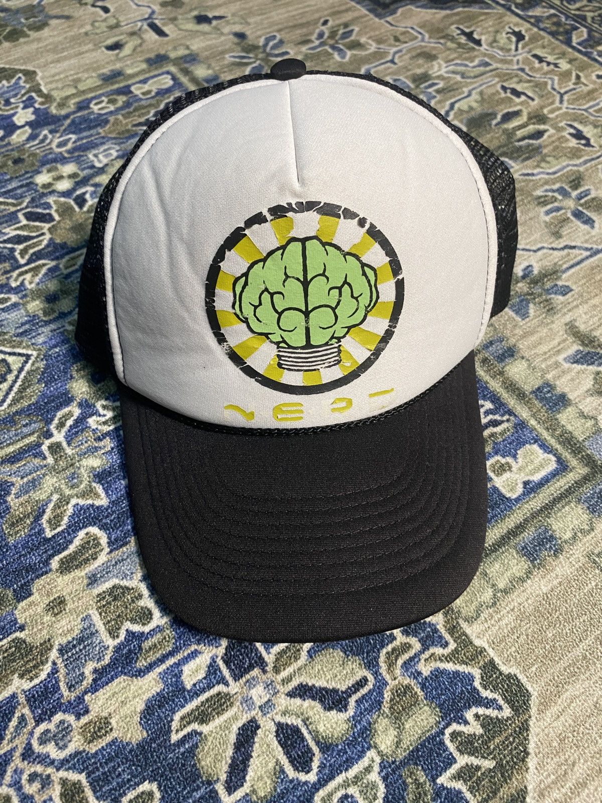 image of Otto x Pharrell Pharell Nerd Trucker Hat in Black, Men's