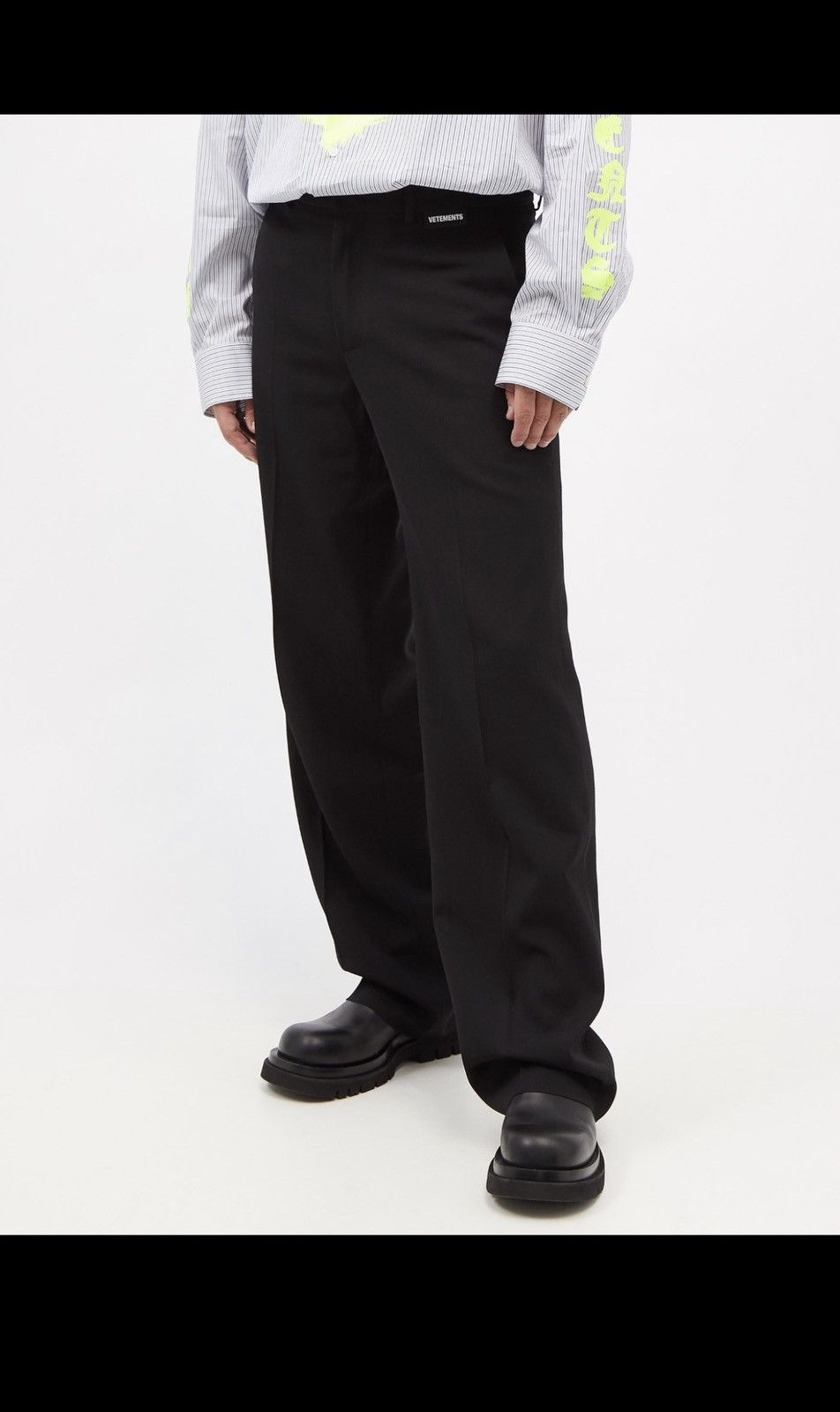 Vetements Vetements Low Rise Wide-Leg Trousers Size US 30 / EU 46 - 1 Thumbnail