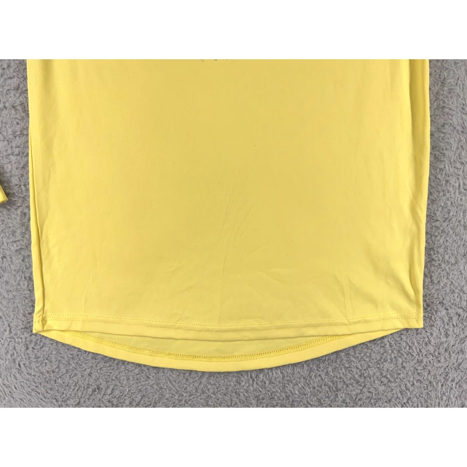 Alife Reel Life Shirt Womens Medium Yellow Long Sleeve 100% Polyester Lobster Fishing Size M / US 6-8 / IT 42-44 - 6 Thumbnail