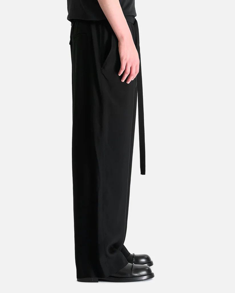 Ann Demeulemeester o1s1v1r1oon0825 Finn High Comfort Trousers in Black Size US 30 / EU 46 - 3 Thumbnail