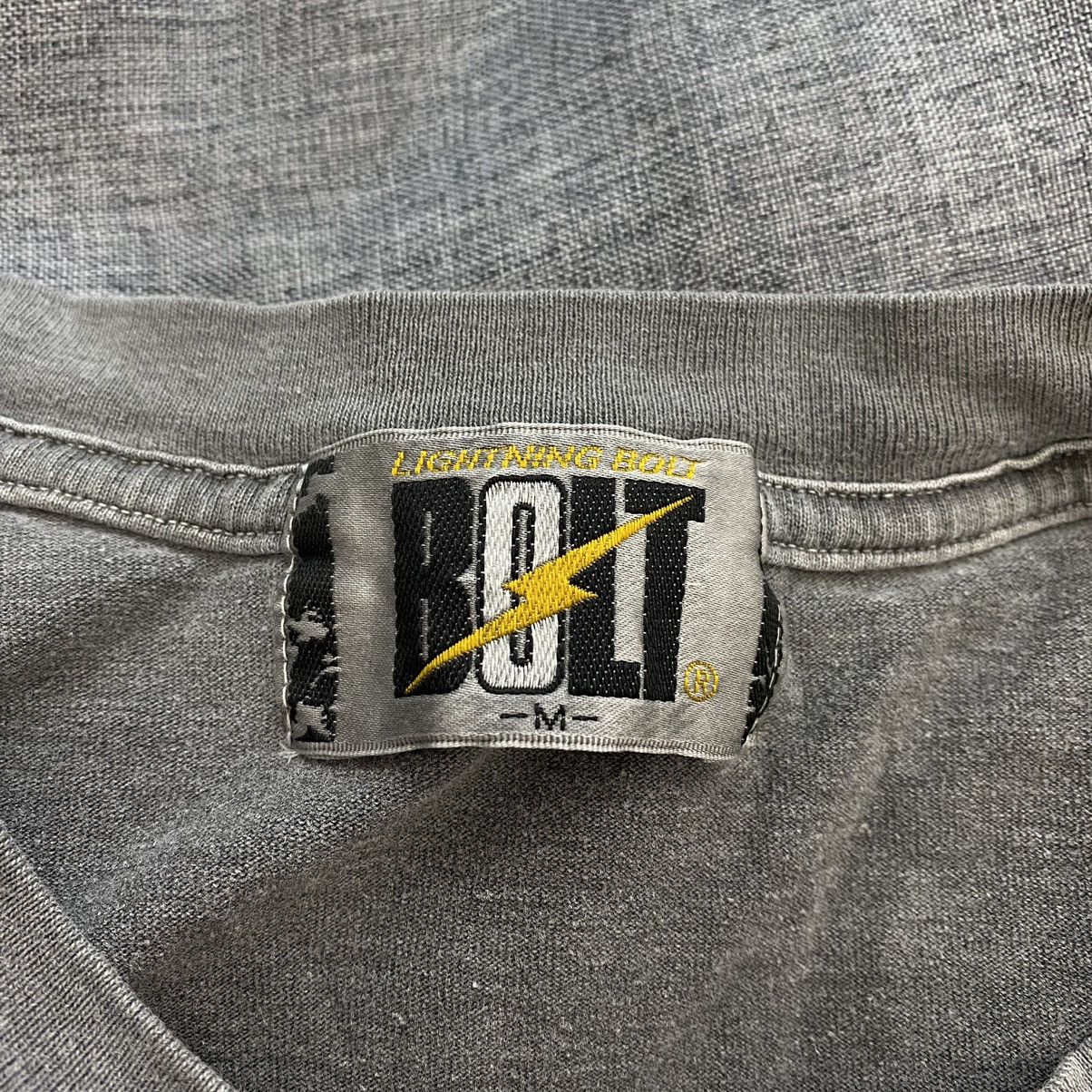 Lightning Bolt × Vintage Vintage LIGHTNING-BOLT Logo Print USA Surf Brand Grey Short Size US M / EU 48-50 / 2 - 4 Thumbnail