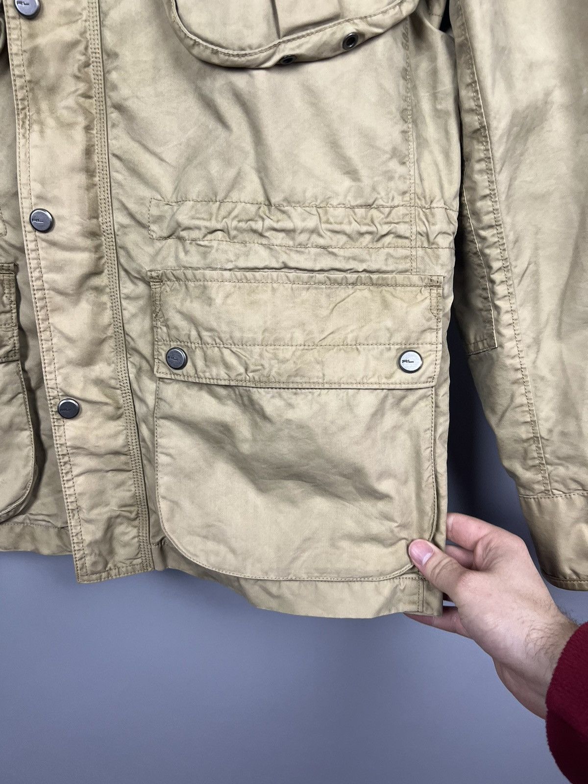 Polo Ralph Lauren (L) POLO RALPH LAUREN Black Label Motorcycle /biker Jacket Size US L / EU 52-54 / 3 - 5 Thumbnail