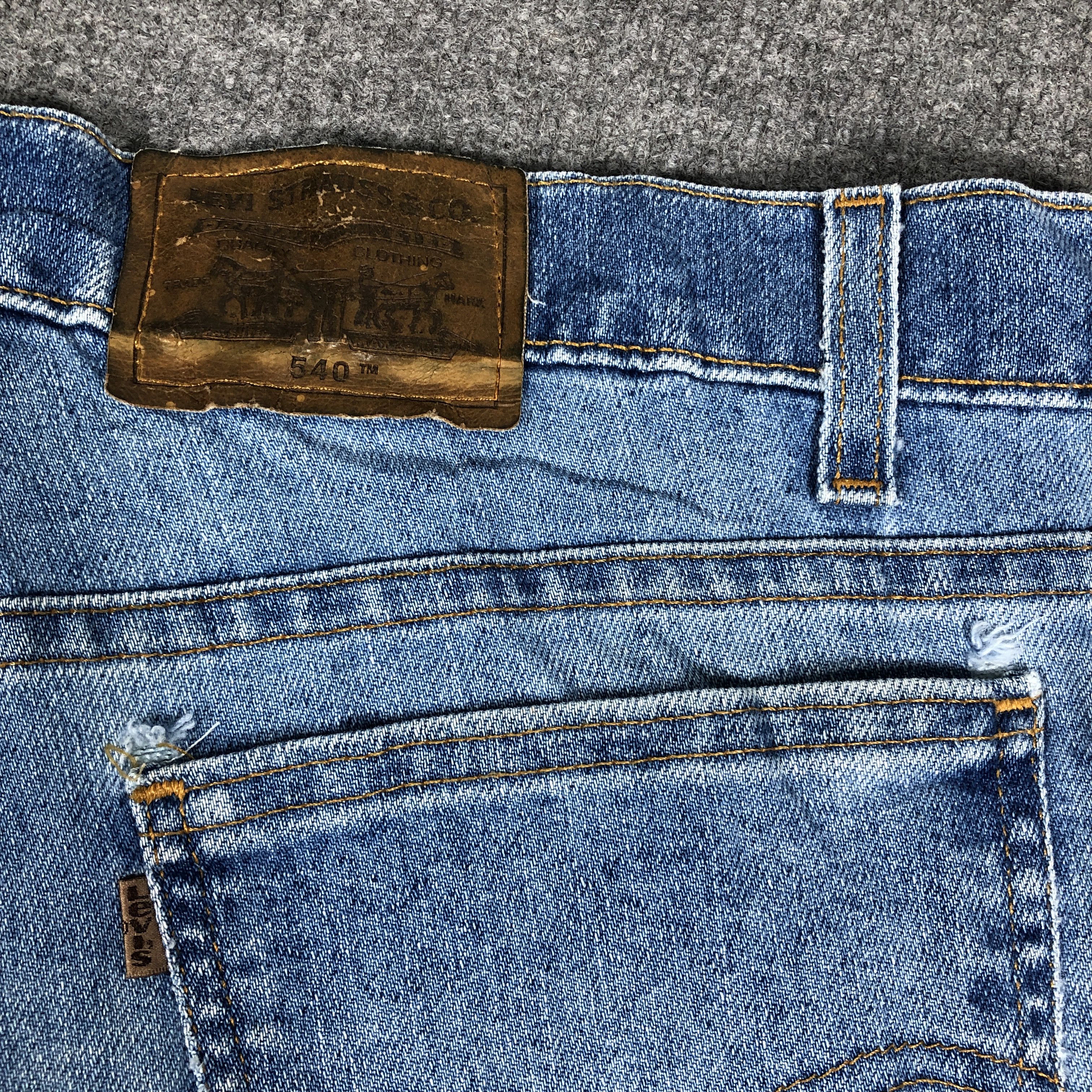 Levi's × Vintage Womens 90s Vintage Levis 540 Jeans Relaxed Fit L887W Size 39" - 6 Thumbnail
