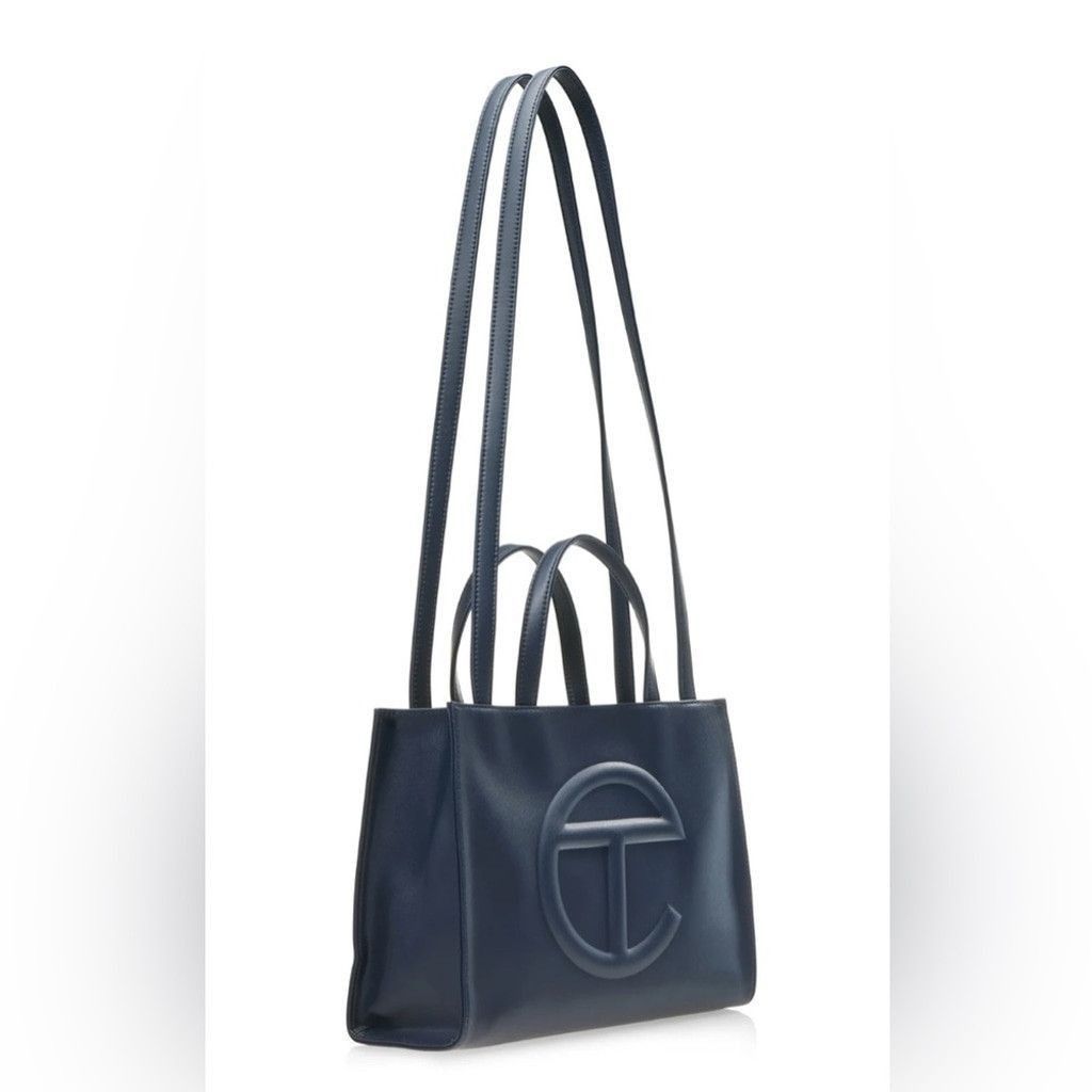 Telfar Shmedium Shopping Bag Navy Size ONE SIZE - 2 Thumbnail