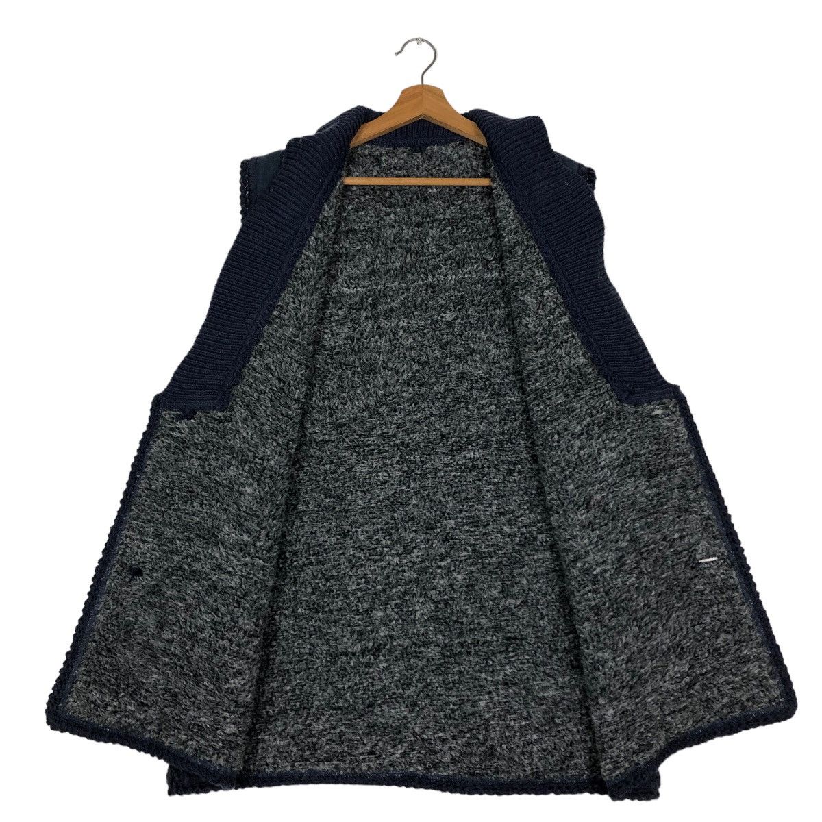 Indigo 🔥Vtg Indigo Blue Denim Vest Big Logo Traditional Japanese Size US M / EU 48-50 / 2 - 12 Thumbnail