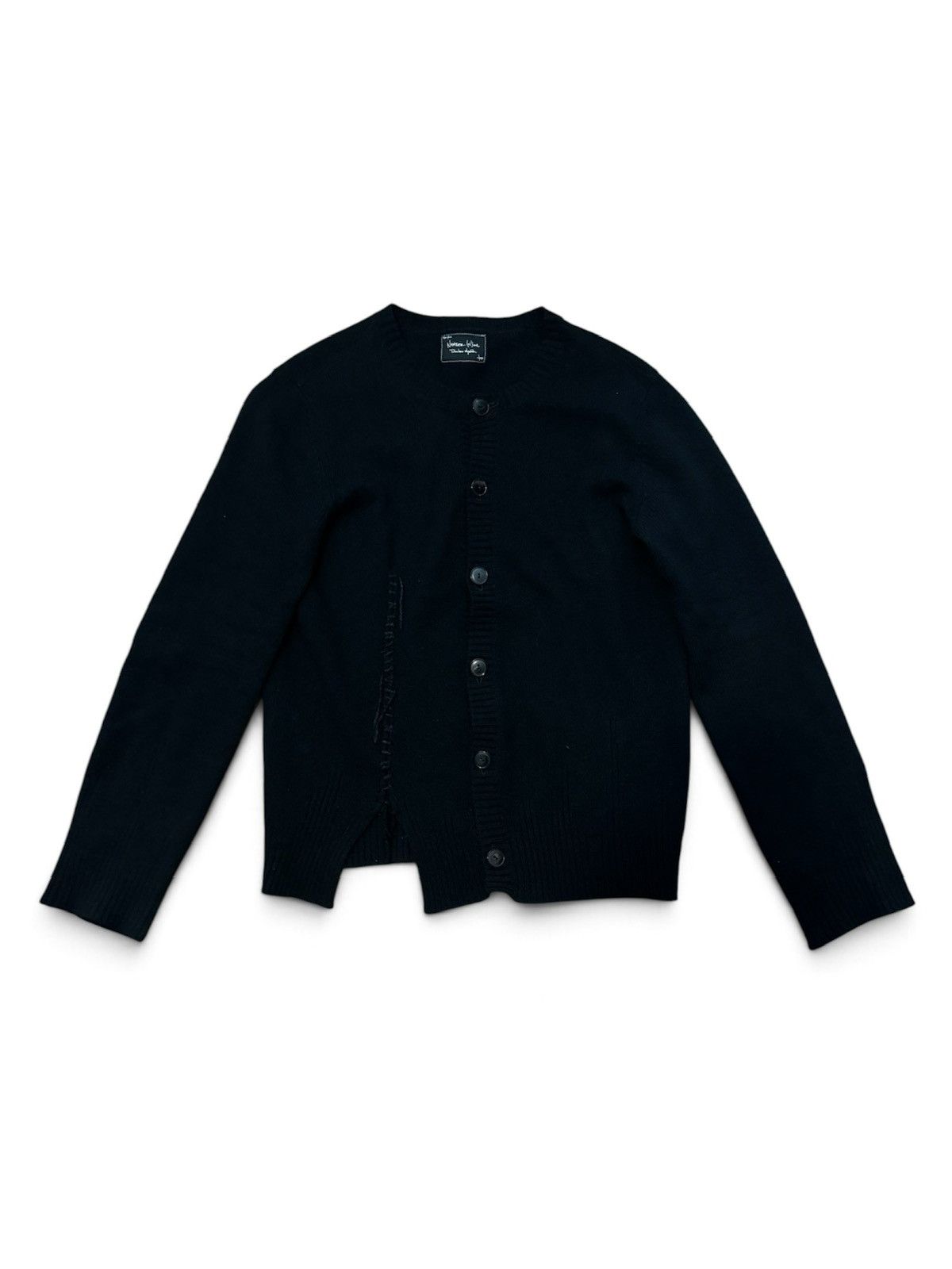 Number (N)ine Noir scar stitch cardigan | Grailed