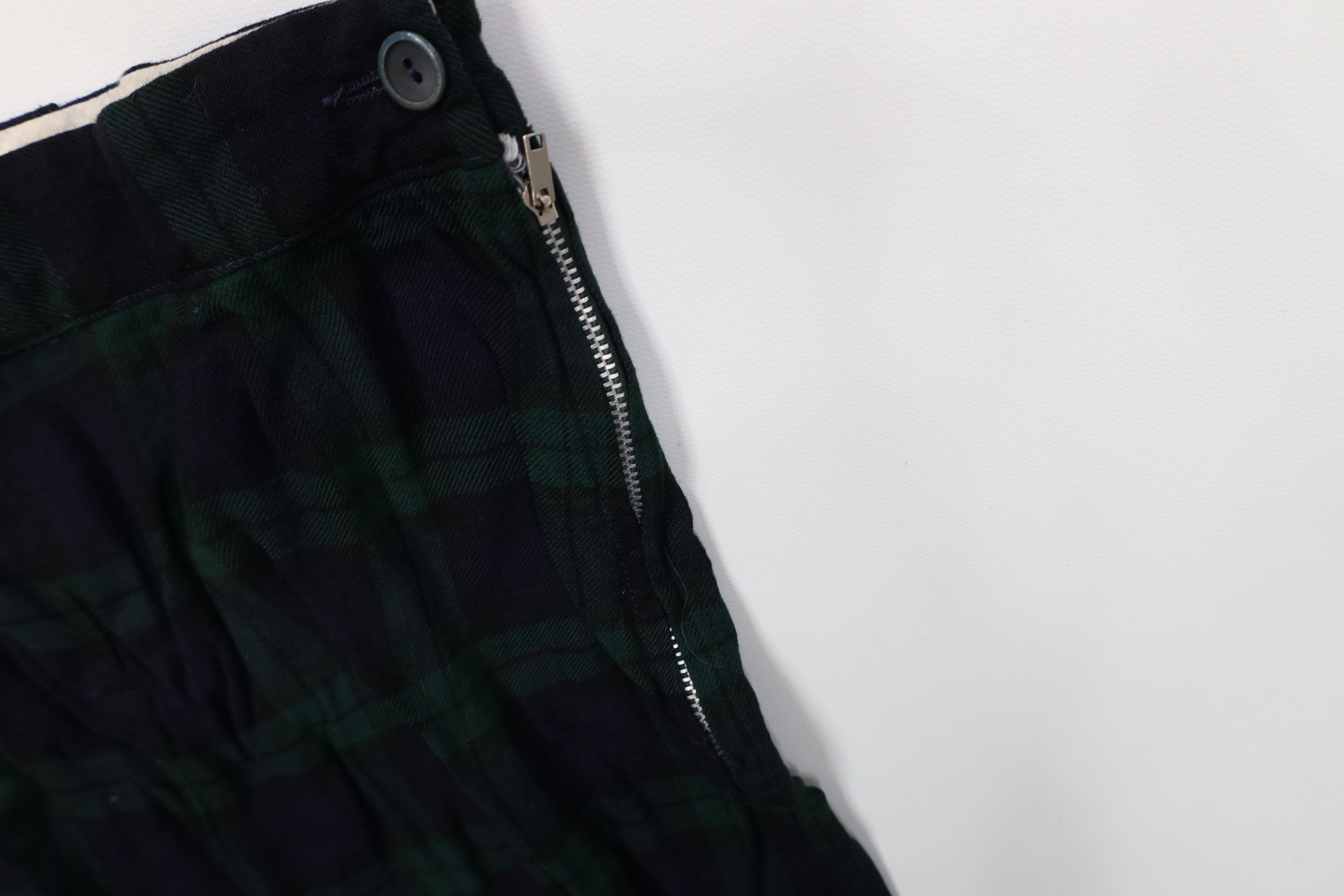 Vintage Vintage 50s Streetwear Rayon Gabardine Knit Shorts Plaid USA Size 26" / US 2 / IT 38 - 6 Thumbnail