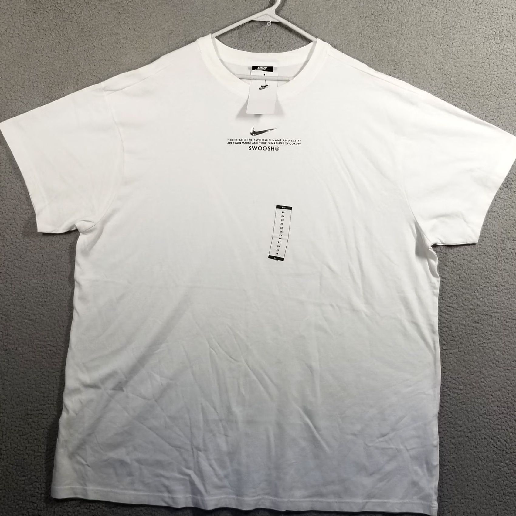 Nike Nike Women's Swoosh T-Shirt Dress 2X White Short Sleeve Activewear Casual Dress Men’s? Size XXL / US 16-18 / IT 52-54 - 4 Thumbnail