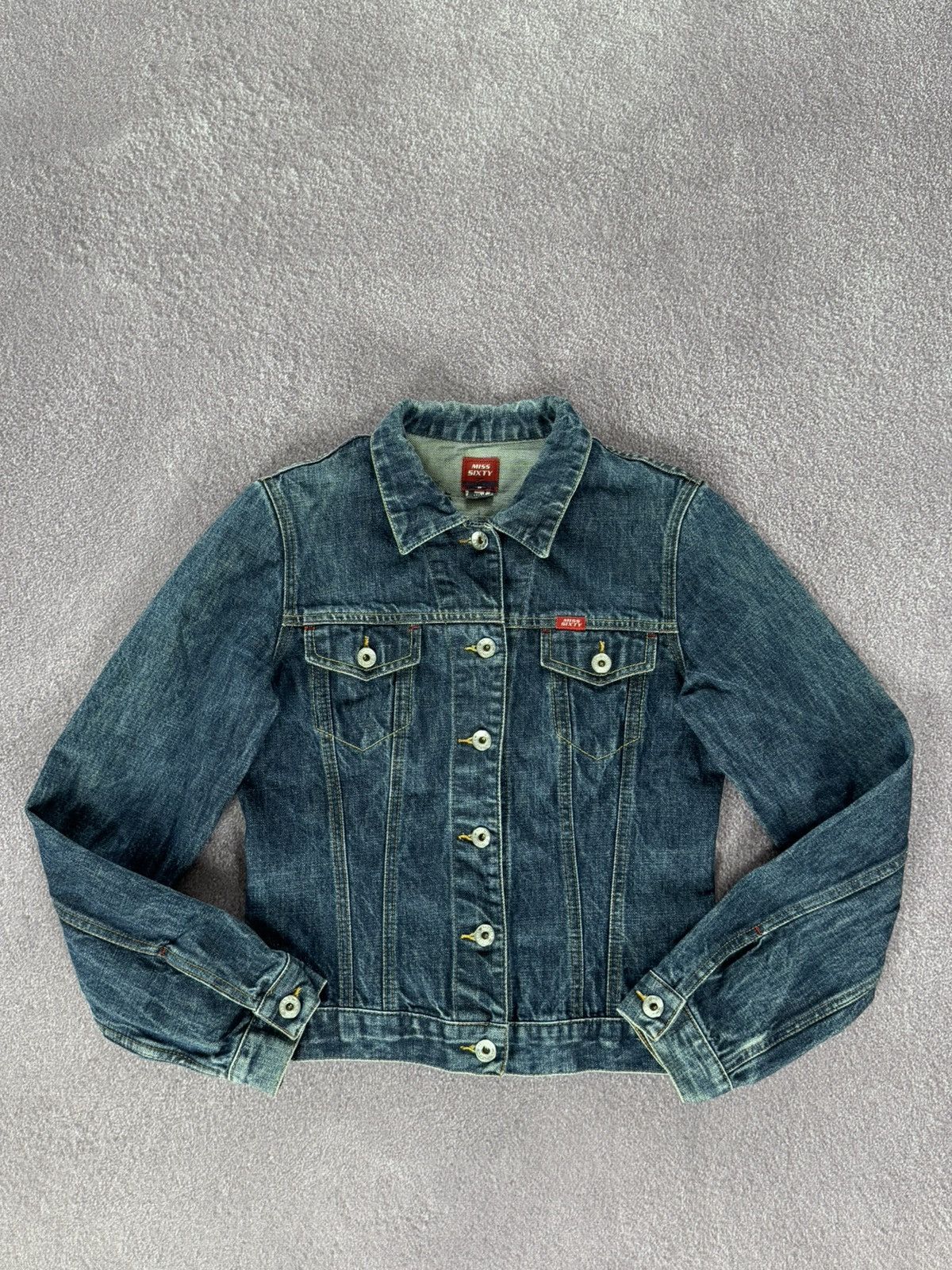 Miss Sixty Vintage miss sixty 00s denim trucker jacket Size S / US 4 / IT 40 - 1 Thumbnail