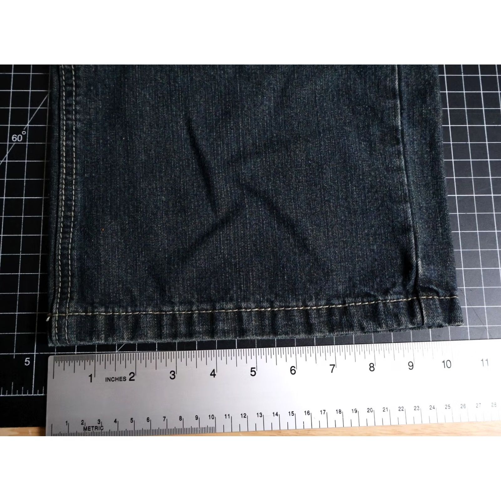 Enyce VINTAGE enyce Jeans Mens 42 x 32 Blue Denim Zip Pocket Baggy Fit VTG Y2K Jeans Mens 42 Blue Denim Zip Pocket Baggy Fit 90s Hip Hop Retro Mens Jeans Size US 42 / EU 58 - 7 Thumbnail