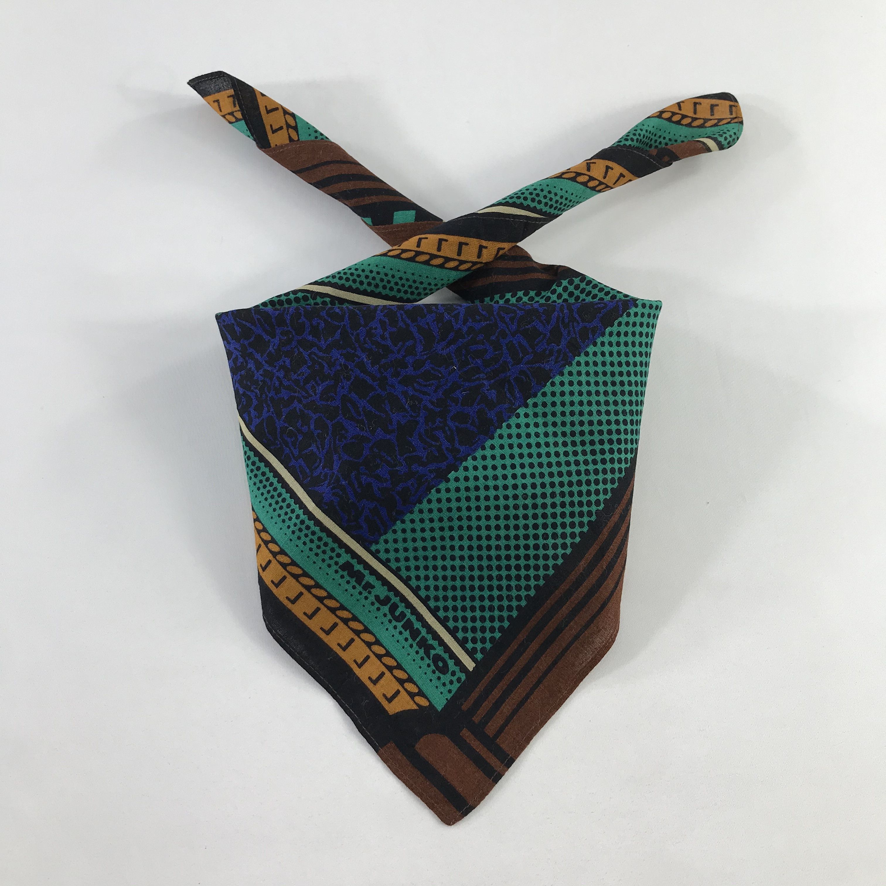Mr. Junko × Vintage Mr. Junko Bandana / Handkerchief / Neckerchief - S804 Size ONE SIZE - 3 Thumbnail