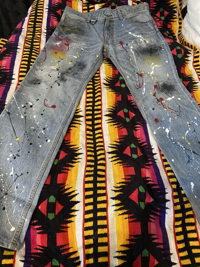 Number nine paint splatter on sale jeans