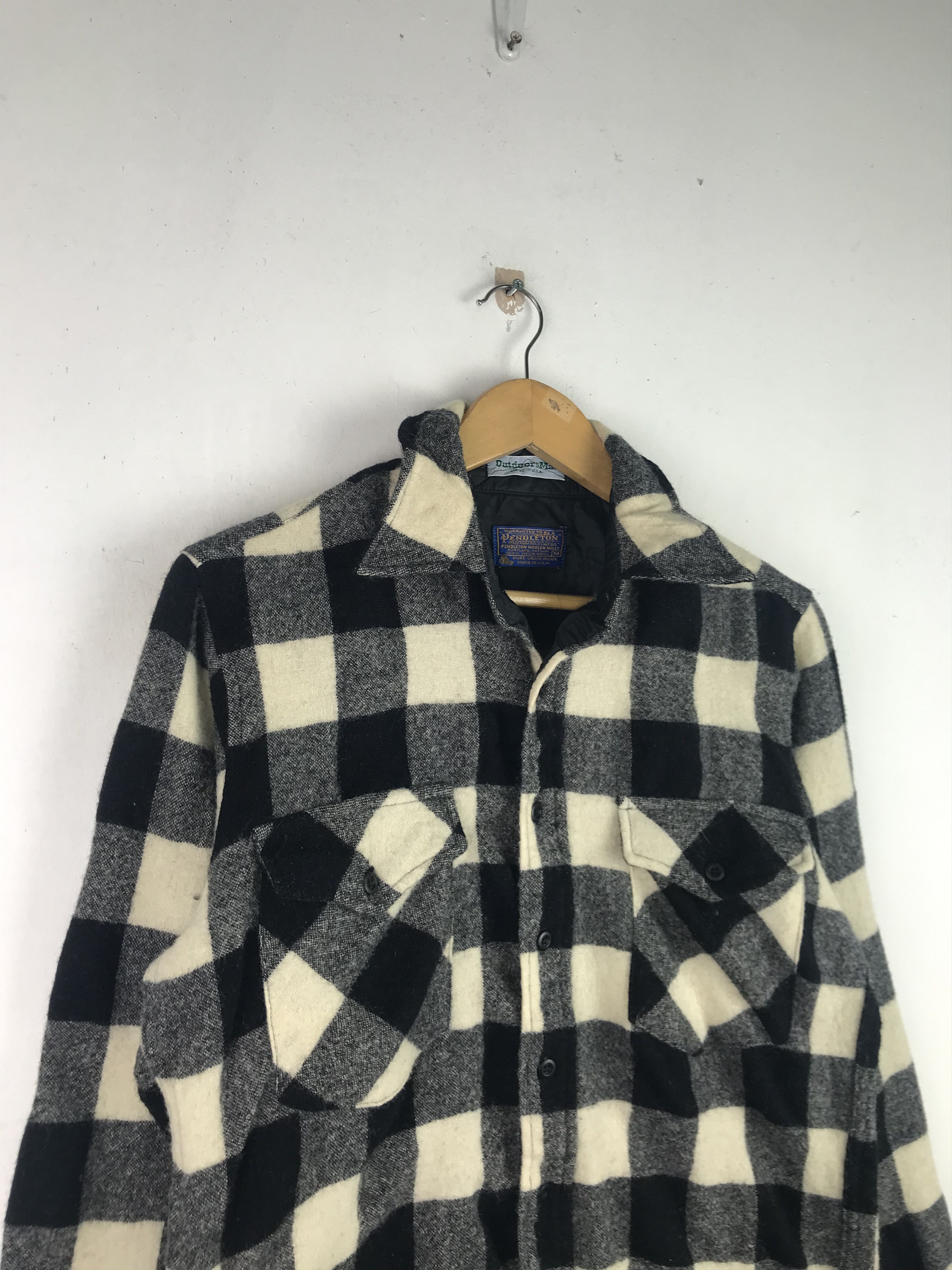 Flannel × Pendleton Vintage Pendleton Checkered Box Design Flannel Size US M / EU 48-50 / 2 - 7 Thumbnail