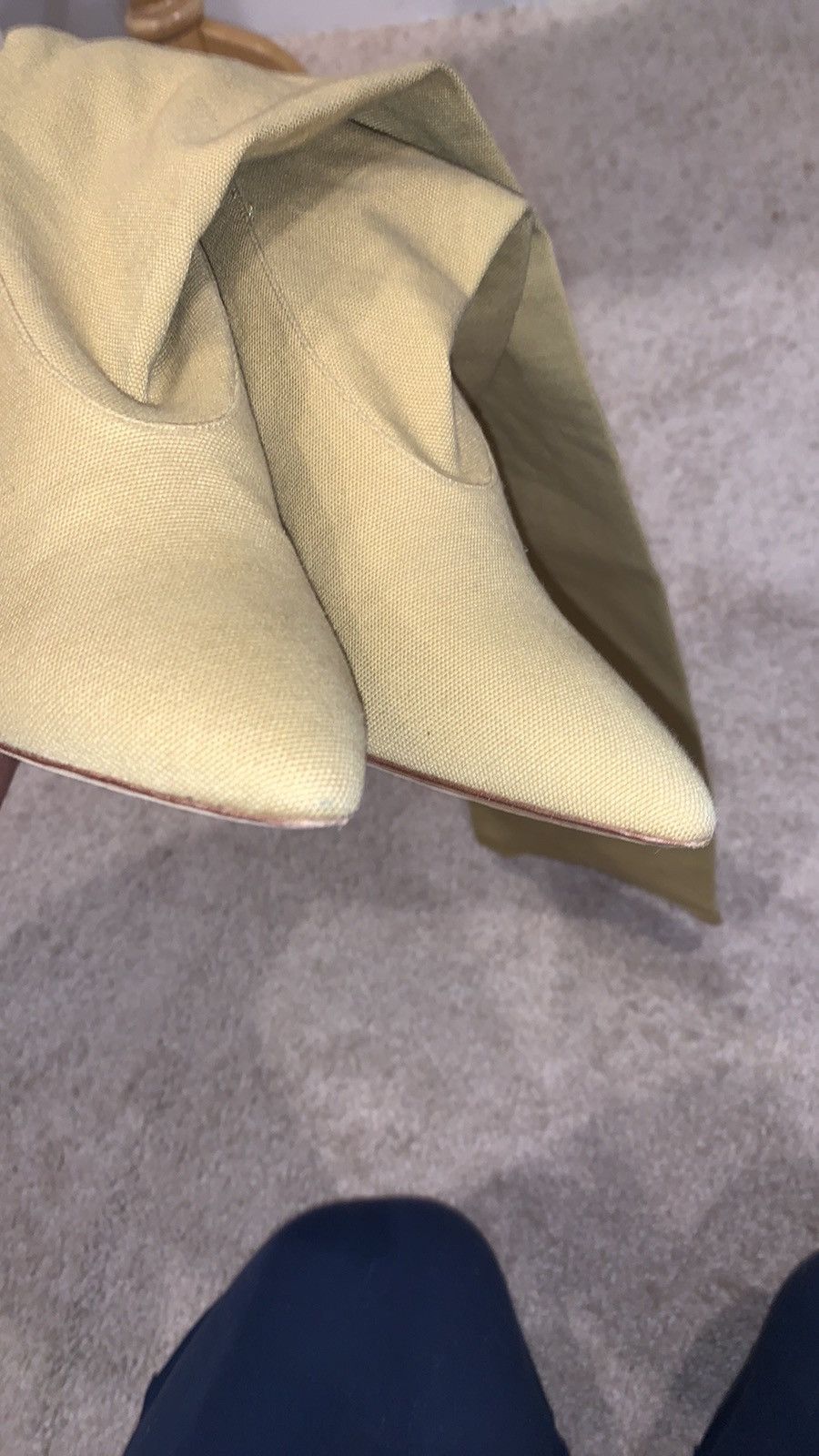 Yeezy YEEZY STRETCH CANVAS THIGH HIGH BOOTS 37/7 Size US 7 / IT 37 - 7 Thumbnail