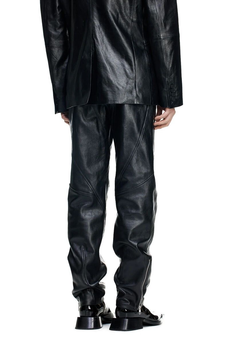 Mugler Mugler x H&M Leather Pants Size US 34 / EU 50 - 1 Thumbnail