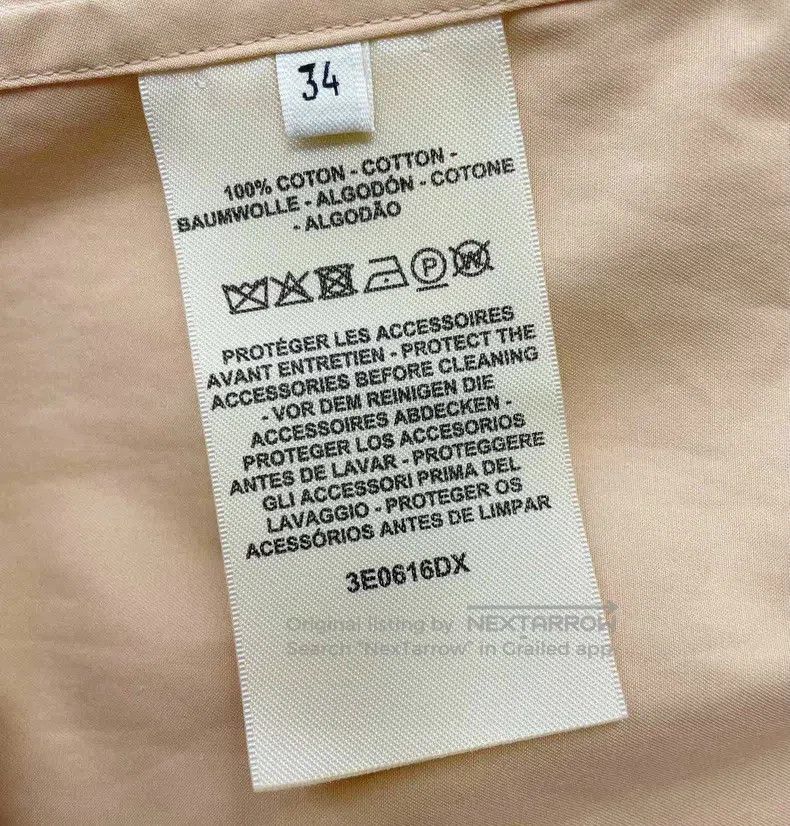 Hermes Hermes Light Orange Shirt Size XXS / US 00 / IT 34 - 6 Thumbnail