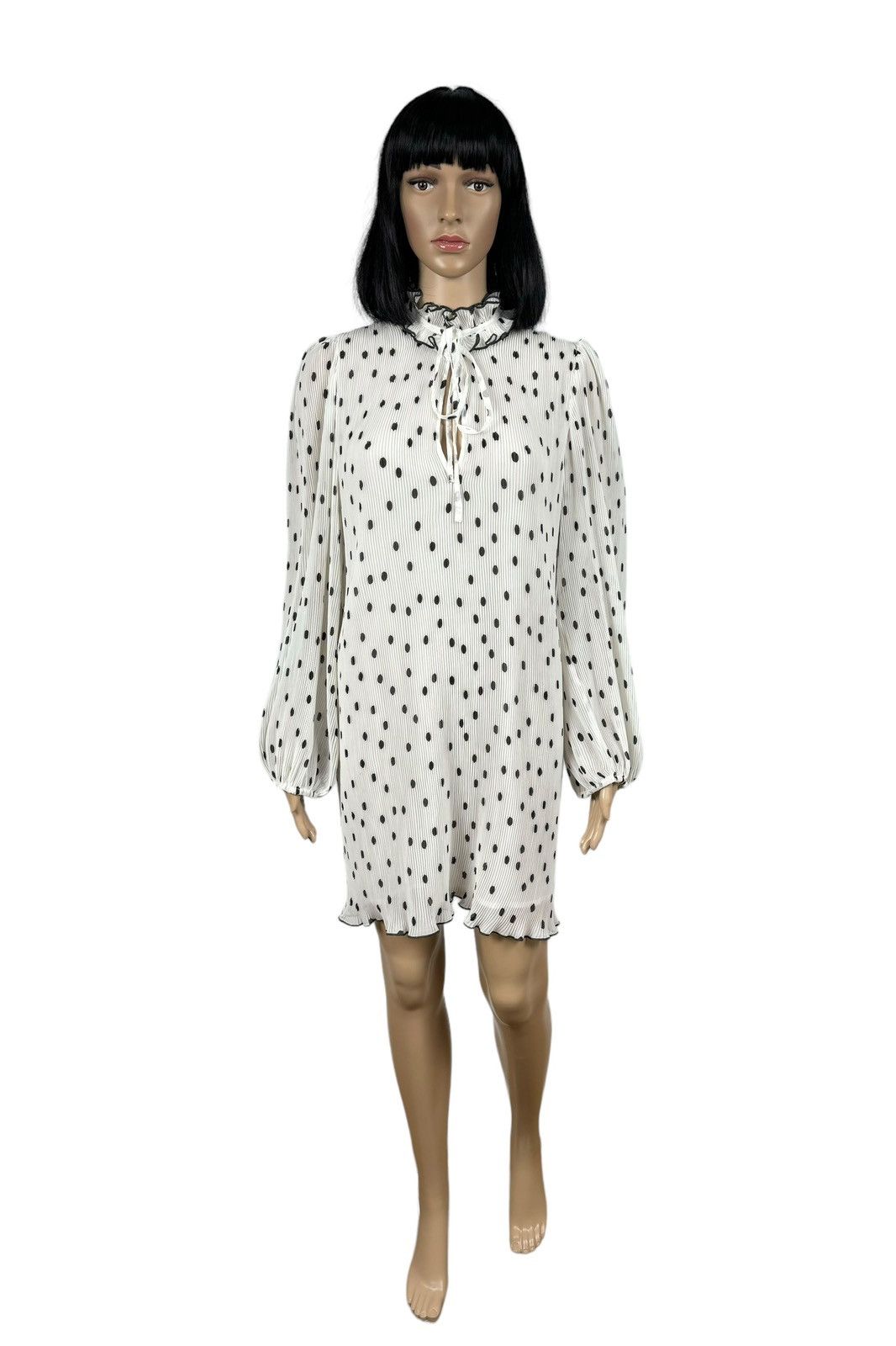 Ganni Ganni Polka Dot Shirt Dress Polyester size 36 Size XS / US 0-2 / IT 36-38 - 2 Thumbnail