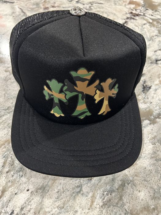 Chrome Hearts Chrome Hearts King Taco Triple Camo Cross Hat NEW | Grailed