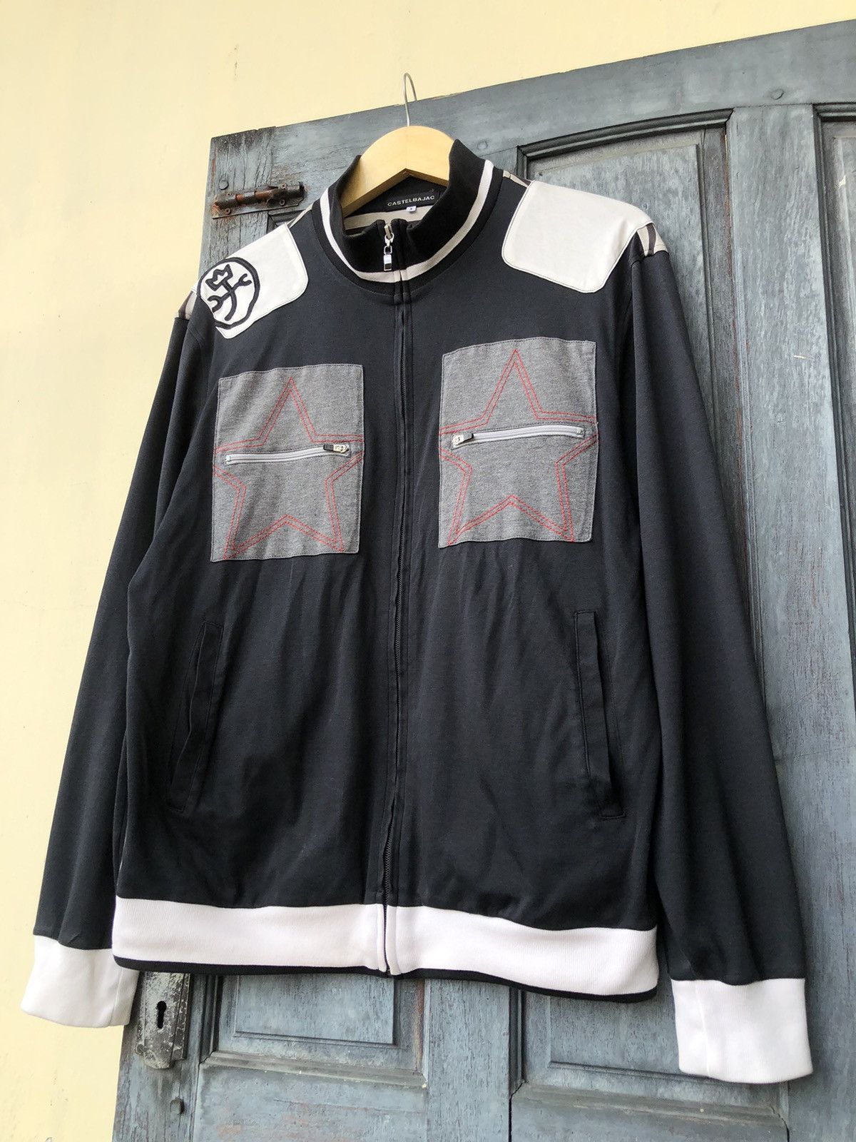 Jean Charles De Castelbajac Castlebajac Track Zip-Up Jacket Star Design & Embroidery Size US M / EU 48-50 / 2 - 3 Thumbnail