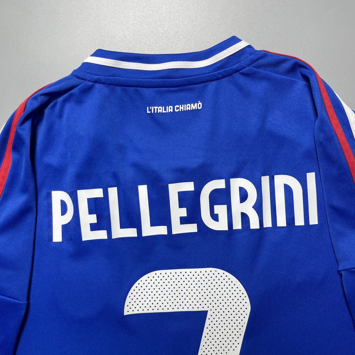 Adidas ITALY ADIDAS 2024 EURO FOOTBALL HOME JERSEY #7 PELLEGRINI Size US M / EU 48-50 / 2 - 8 Thumbnail