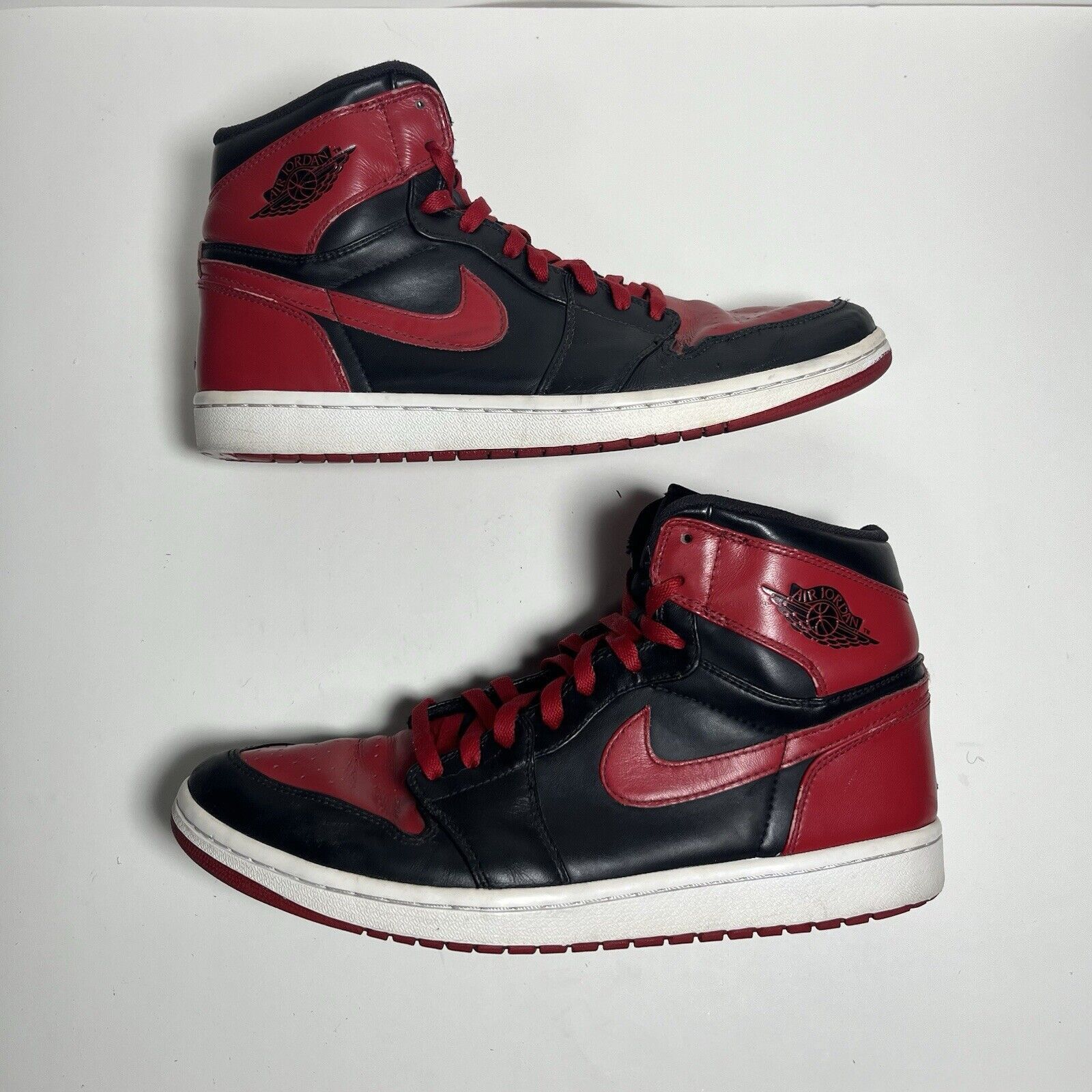 Jordan Brand Size 12 - Air Jordan 1 Retro DMP Chicago Bulls Bred Banned Size US 12 / EU 45 - 2 Thumbnail