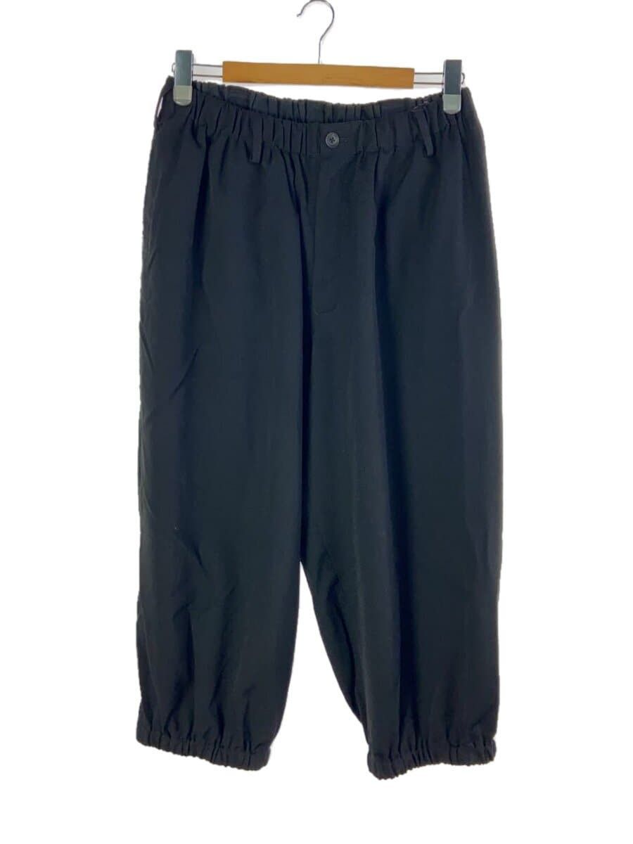 Yohji Yamamoto YOHJI YAMAMOTO POUR HOMME GABARDINE U-GATHER CROPPED PANTS Size US 29 - 1 Thumbnail
