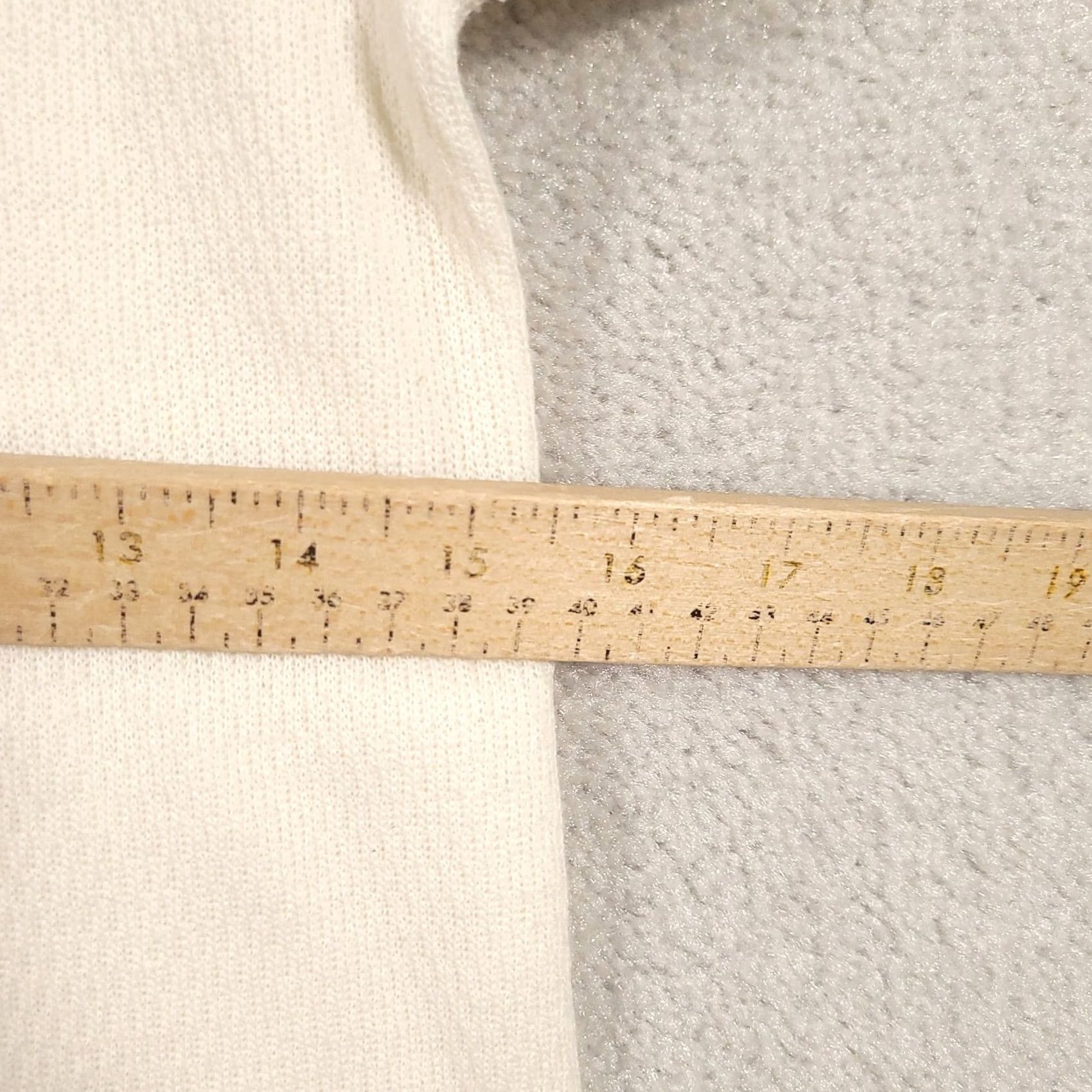 Vintage VINTAGE Arctex Thermal Long Sleeve Shirt Ivory Large Men's 90s Cotton Knit Crew Neck Haberdashery Style Size US L / EU 52-54 / 3 - 4 Thumbnail