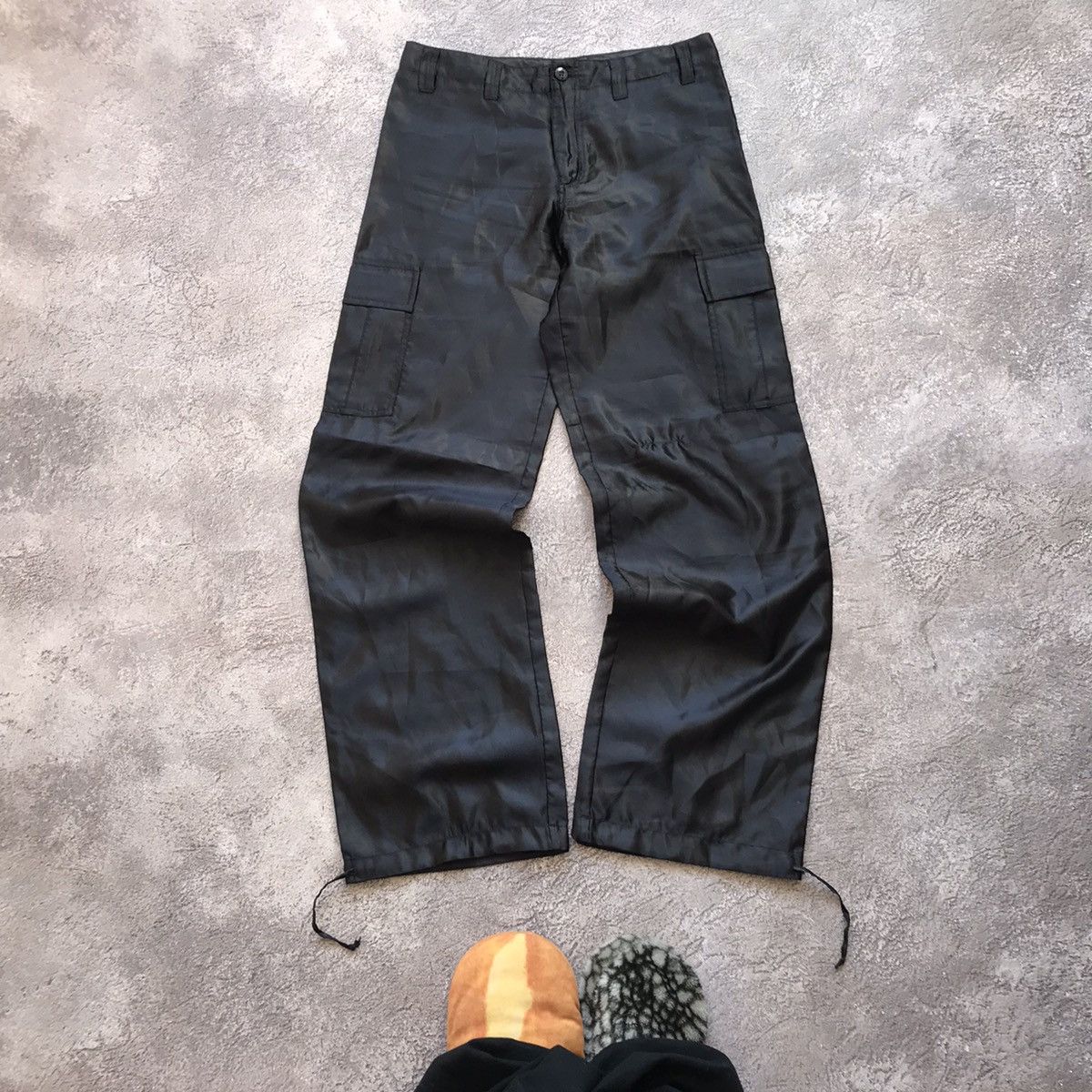 If Six Was Nine VINTAGE CARGO PANTS FLARED HYBRID PARACHUTE SPRING JAPAN 90S Size US 31 - 2 Thumbnail